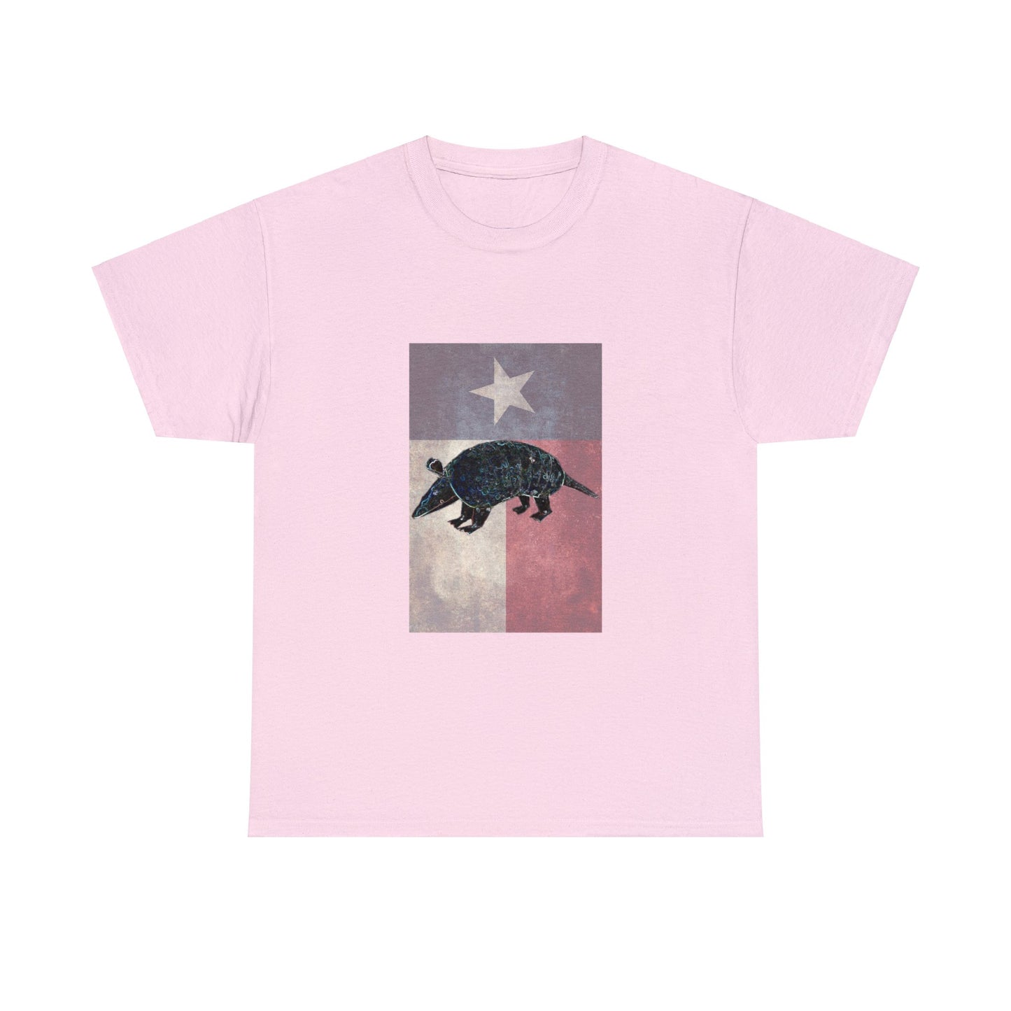 Vintage Texas Flag Armadillo Heavy Cotton Tee