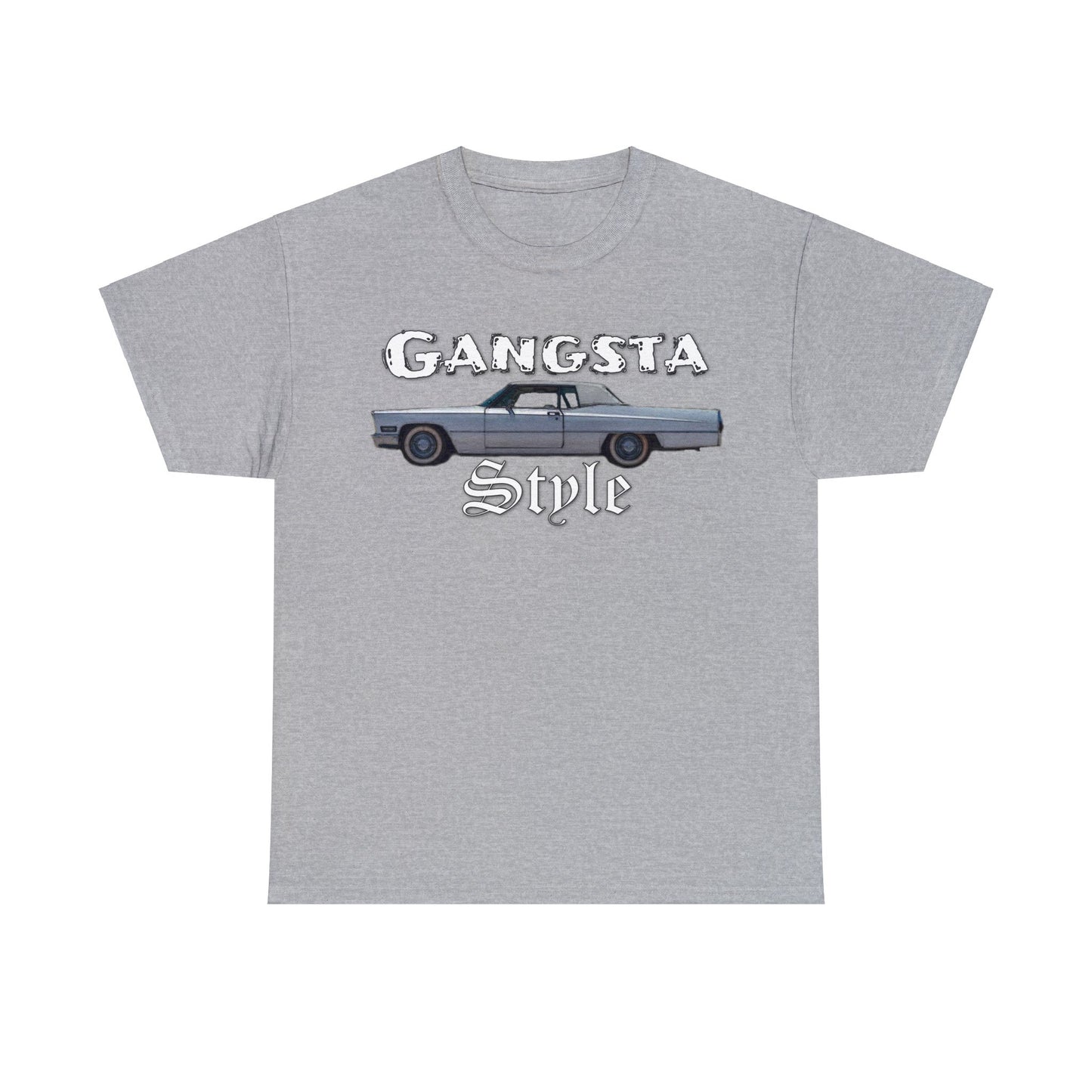 Deville Car, Antique American Car, Retro American Car, Gangsta Style Heavy Cotton Tee