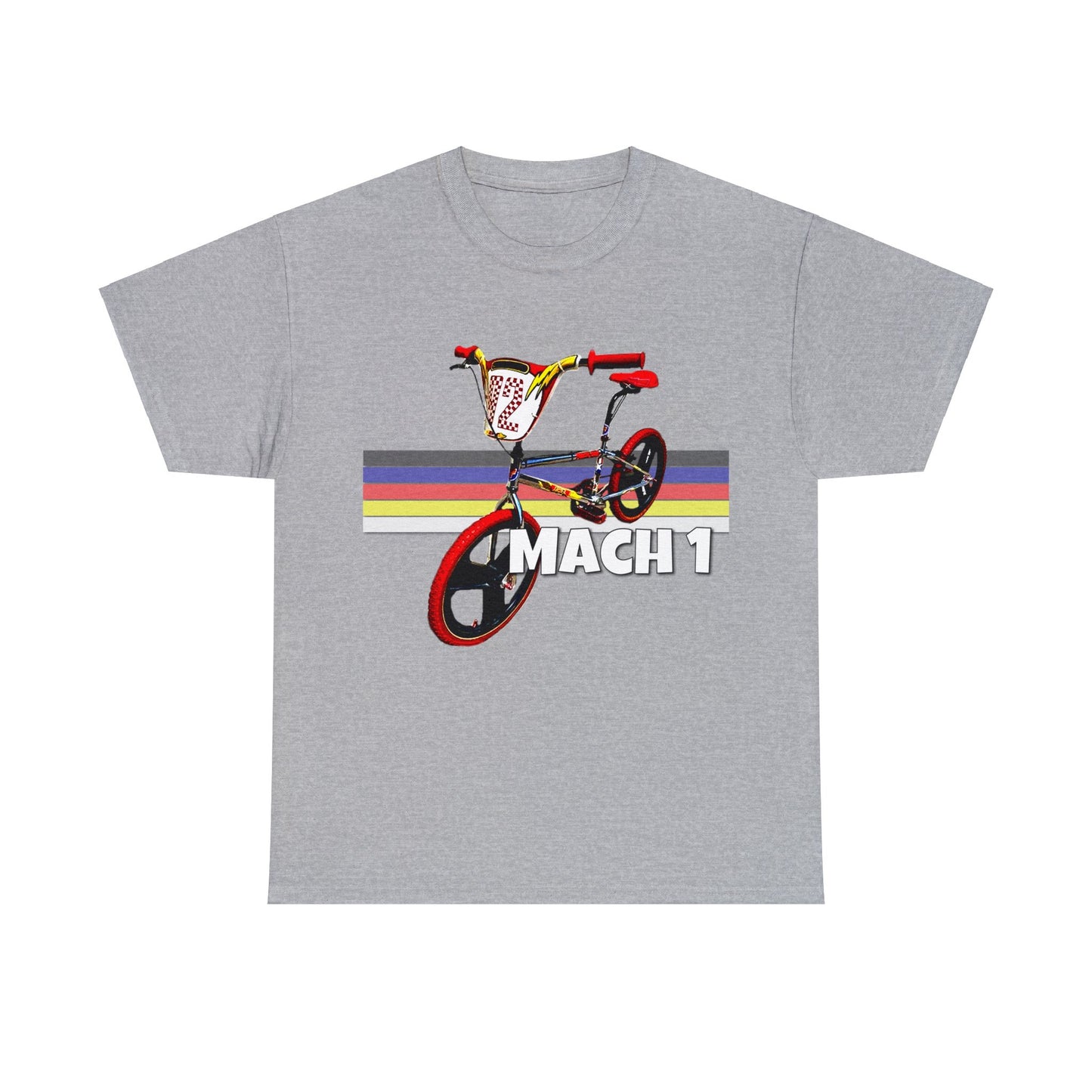 Mach 1 BMX Bike, GT, Old School BMX bicycle, vintage BMX Heavy Cotton Tee