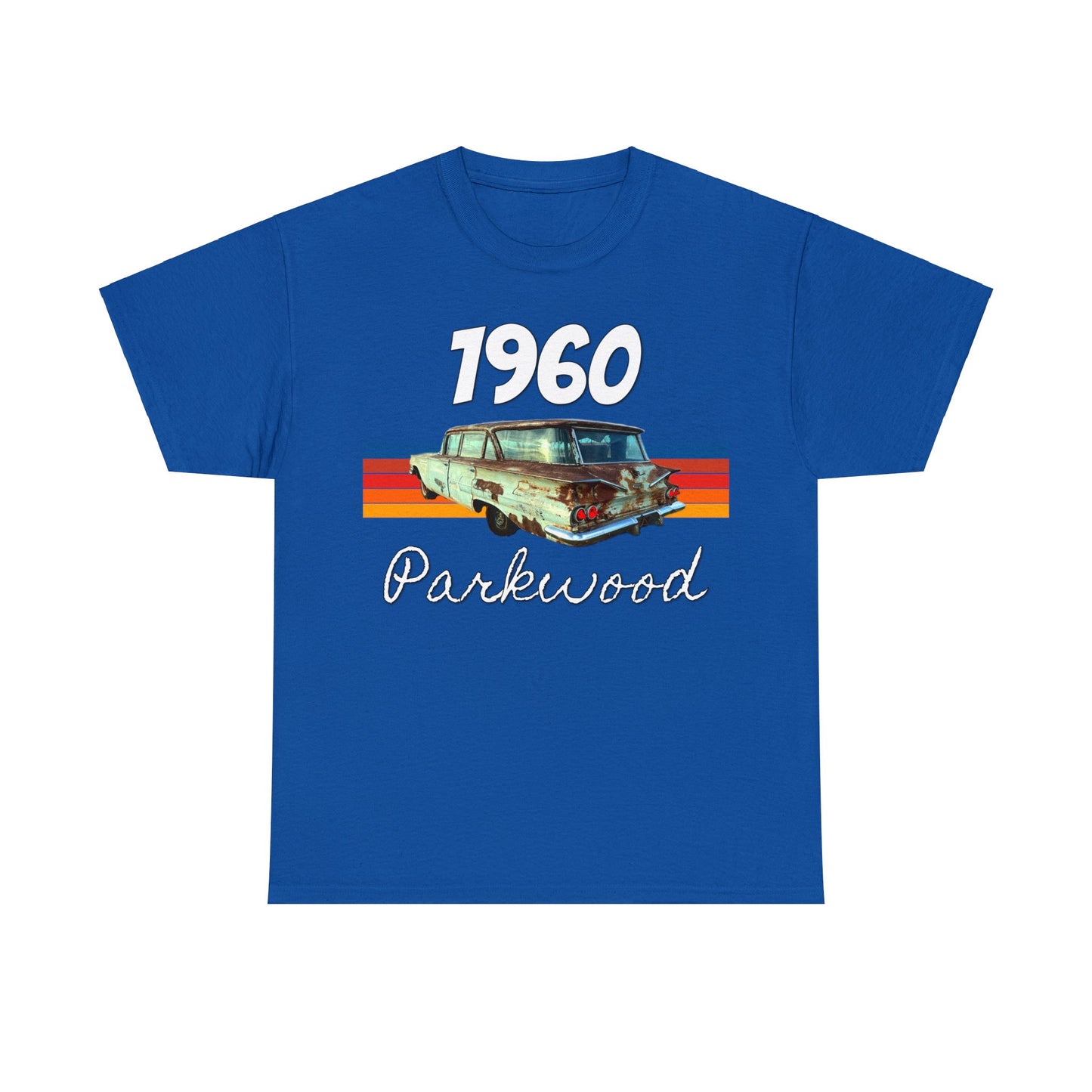 Vintage 1960 Parkwood Station Wagon, Station Wagon, Family Car Heavy Cotton Tee