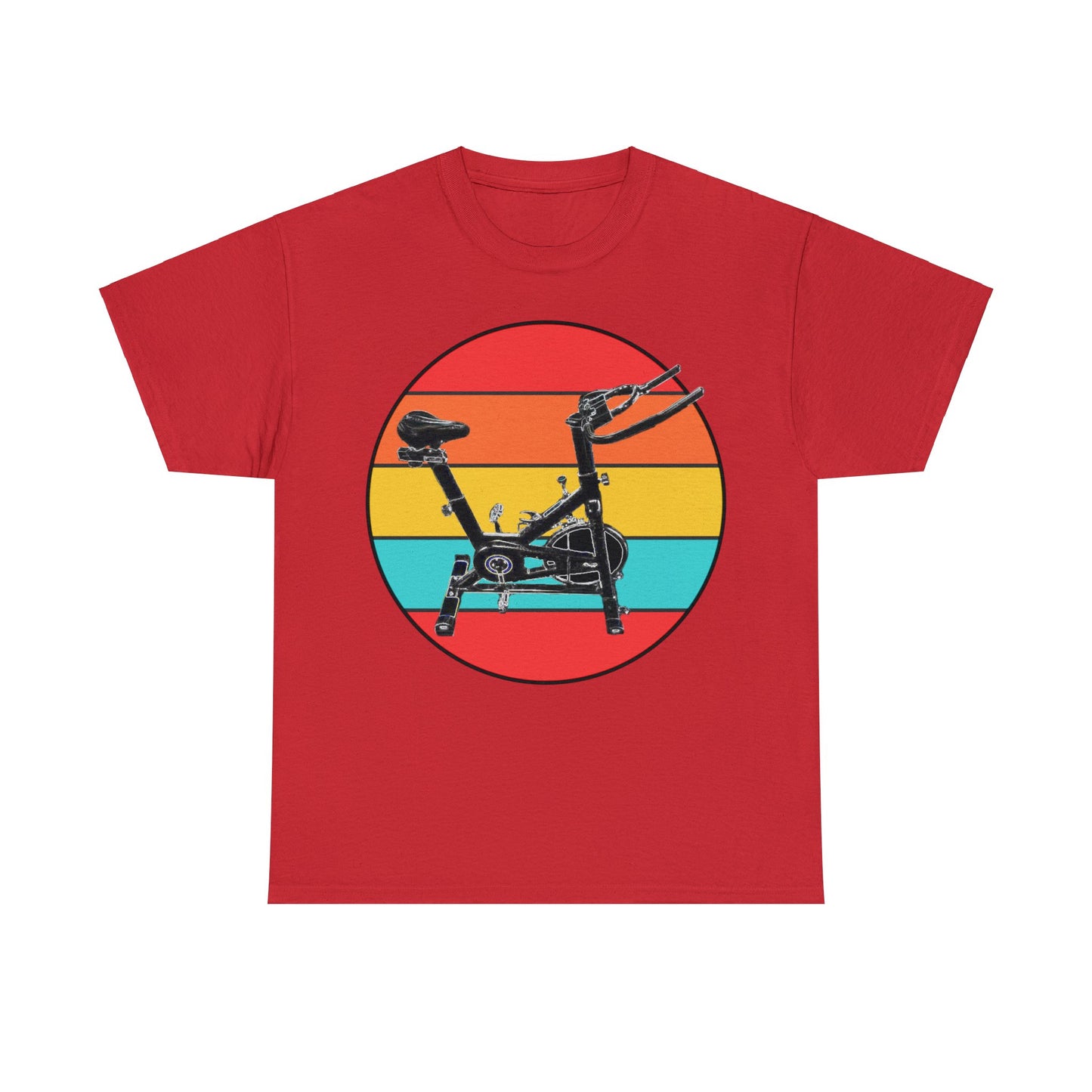 Spin Bike, Spin Class, Spinning, Stationary Bike, Indoor Cycling Heavy Cotton Tee