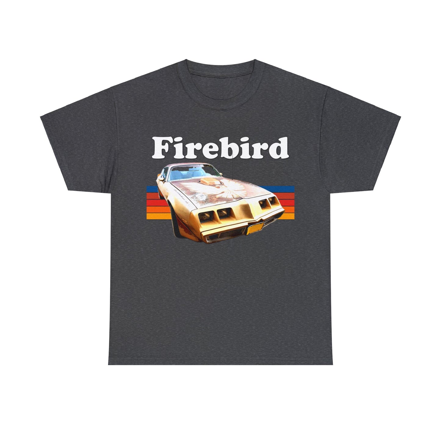 Vintage Firebird Car, Trans Am Car, Retro 1970s Car, Antique Fire Bird Heavy Cotton Tee