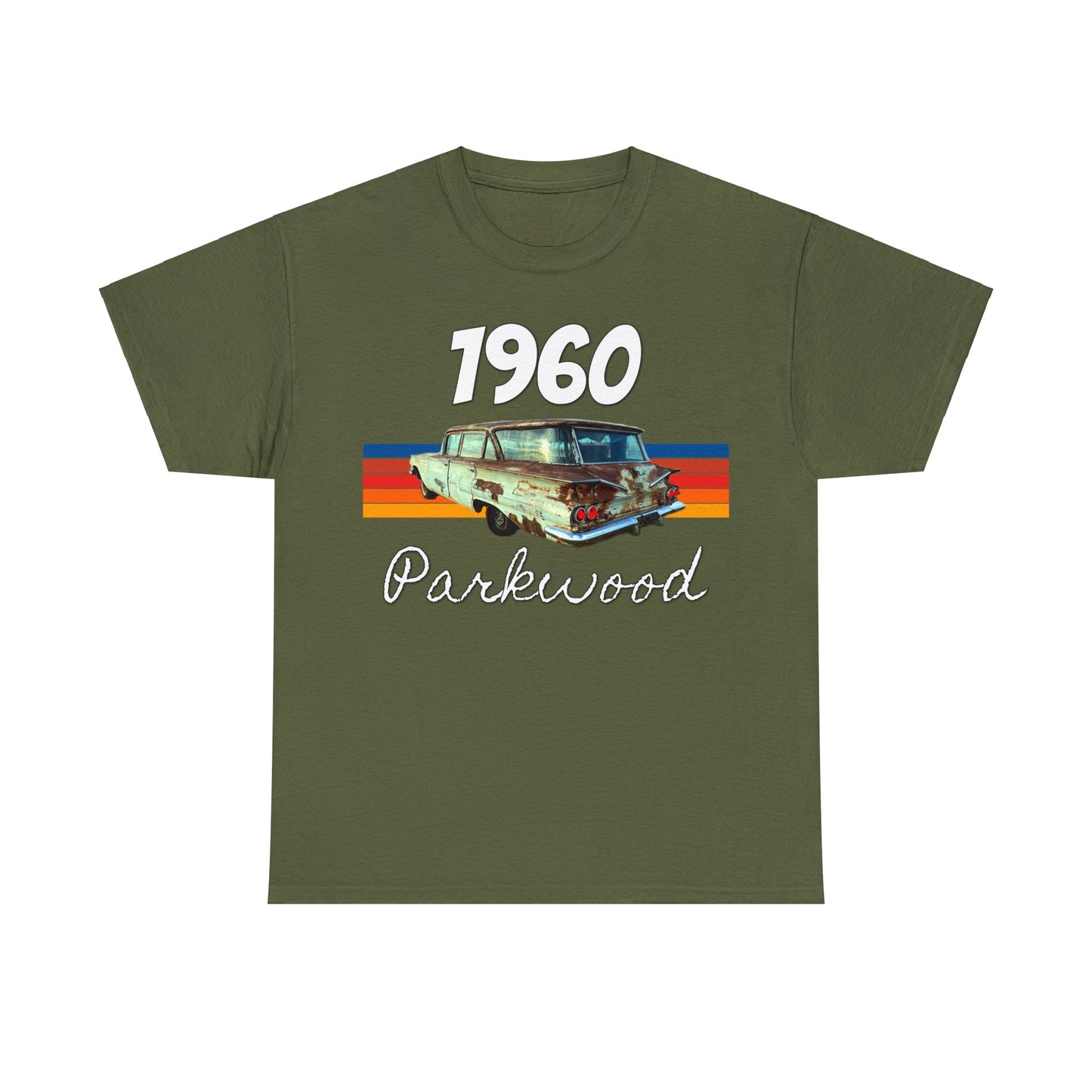 Vintage 1960 Parkwood Station Wagon, Station Wagon, Family Car Heavy Cotton Tee