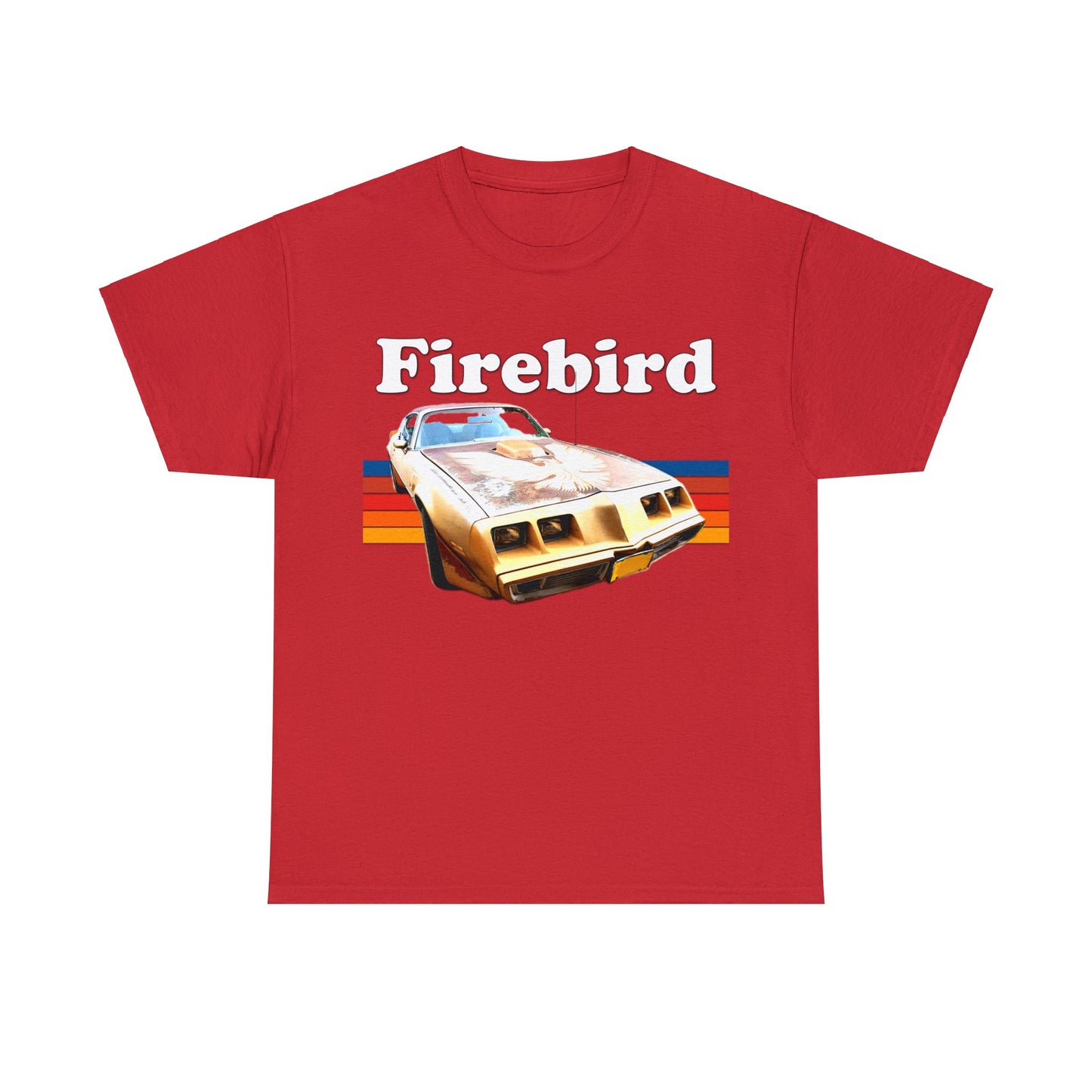 Vintage Firebird Car, Trans Am Car, Retro 1970s Car, Antique Fire Bird Heavy Cotton Tee