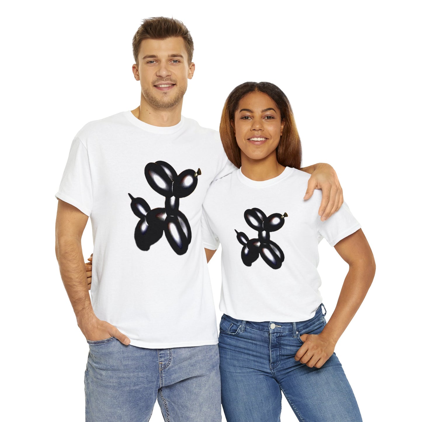 Balloon Animal Dog, Fun Balloon Dog, Circus Balloons Heavy Cotton Tee