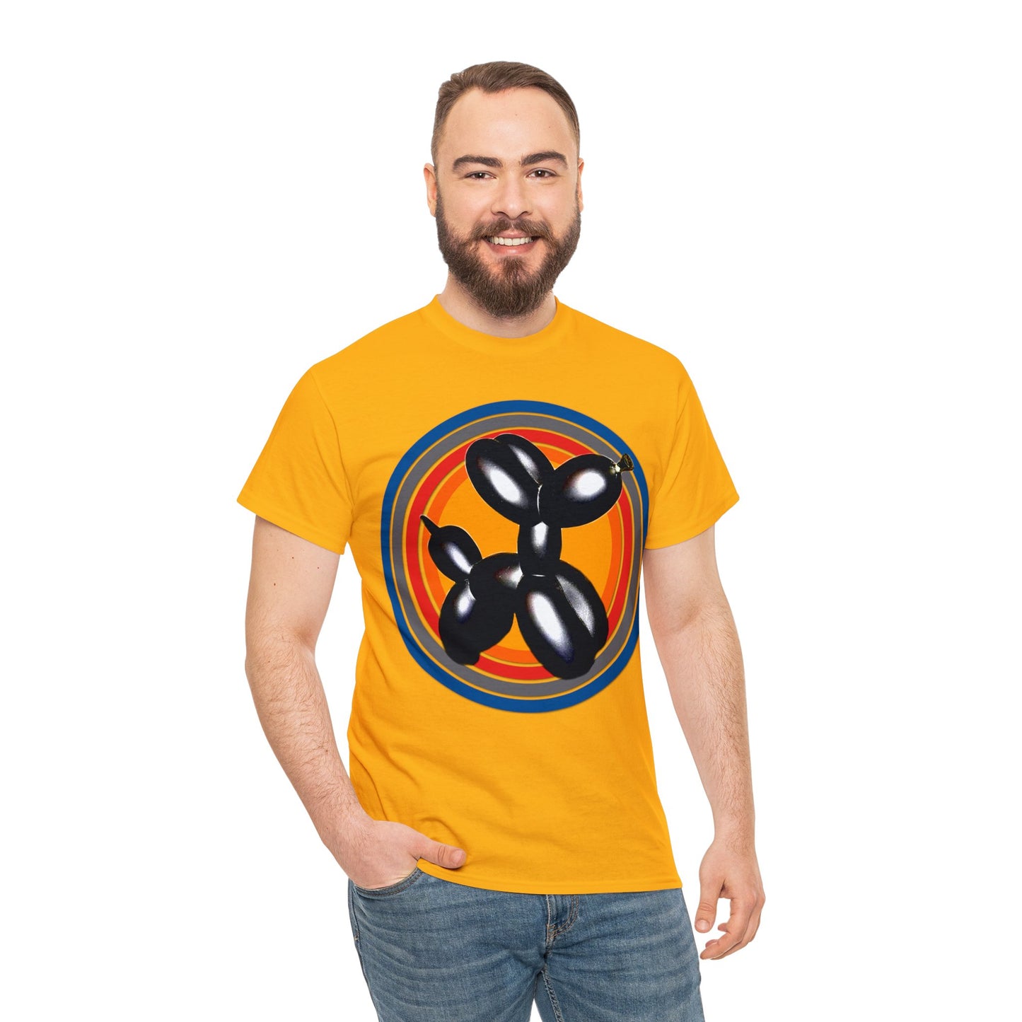 Balloon Animal Dog, Fun Balloon Dog, Circus Balloons Heavy Cotton Tee