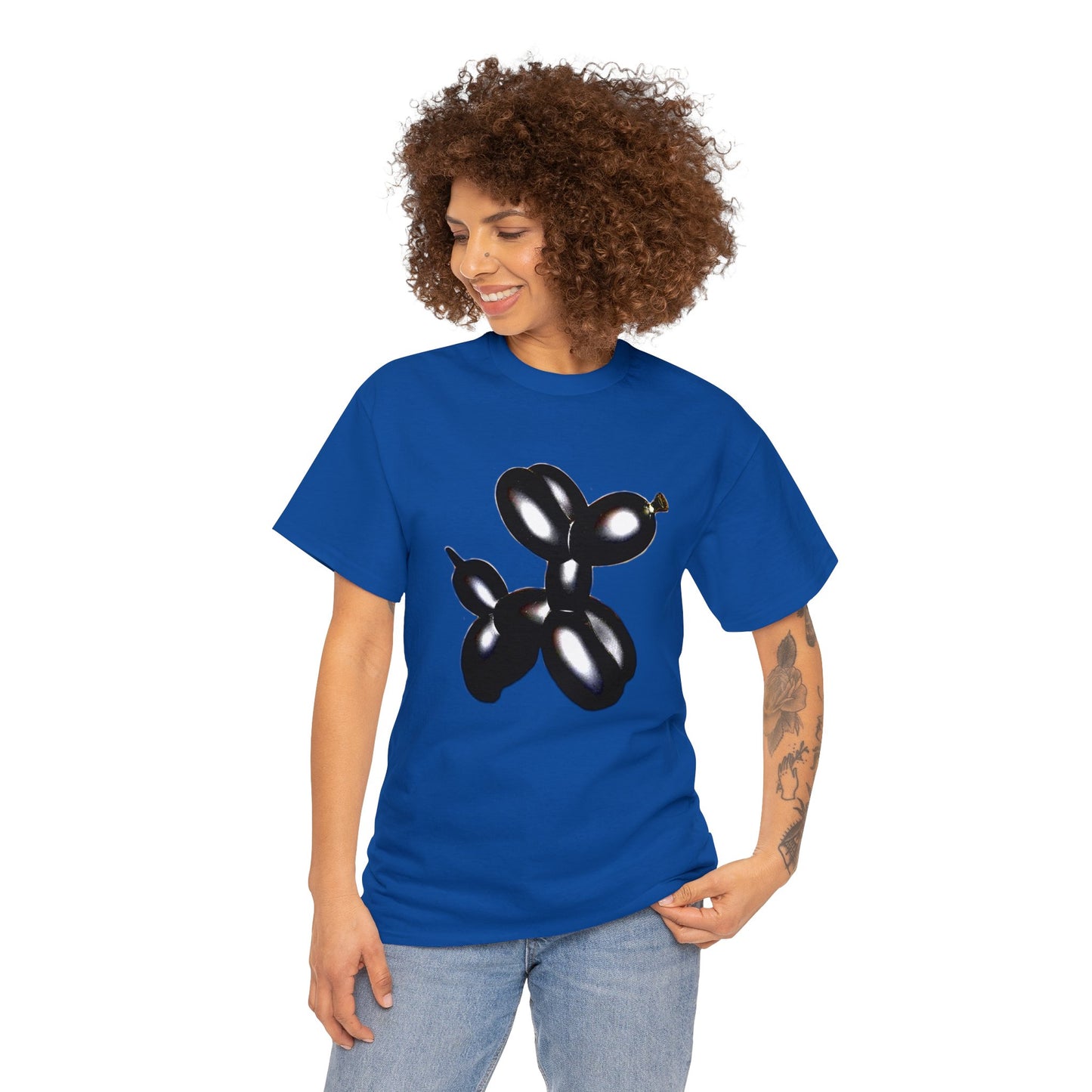 Balloon Animal Dog, Fun Balloon Dog, Circus Balloons Heavy Cotton Tee