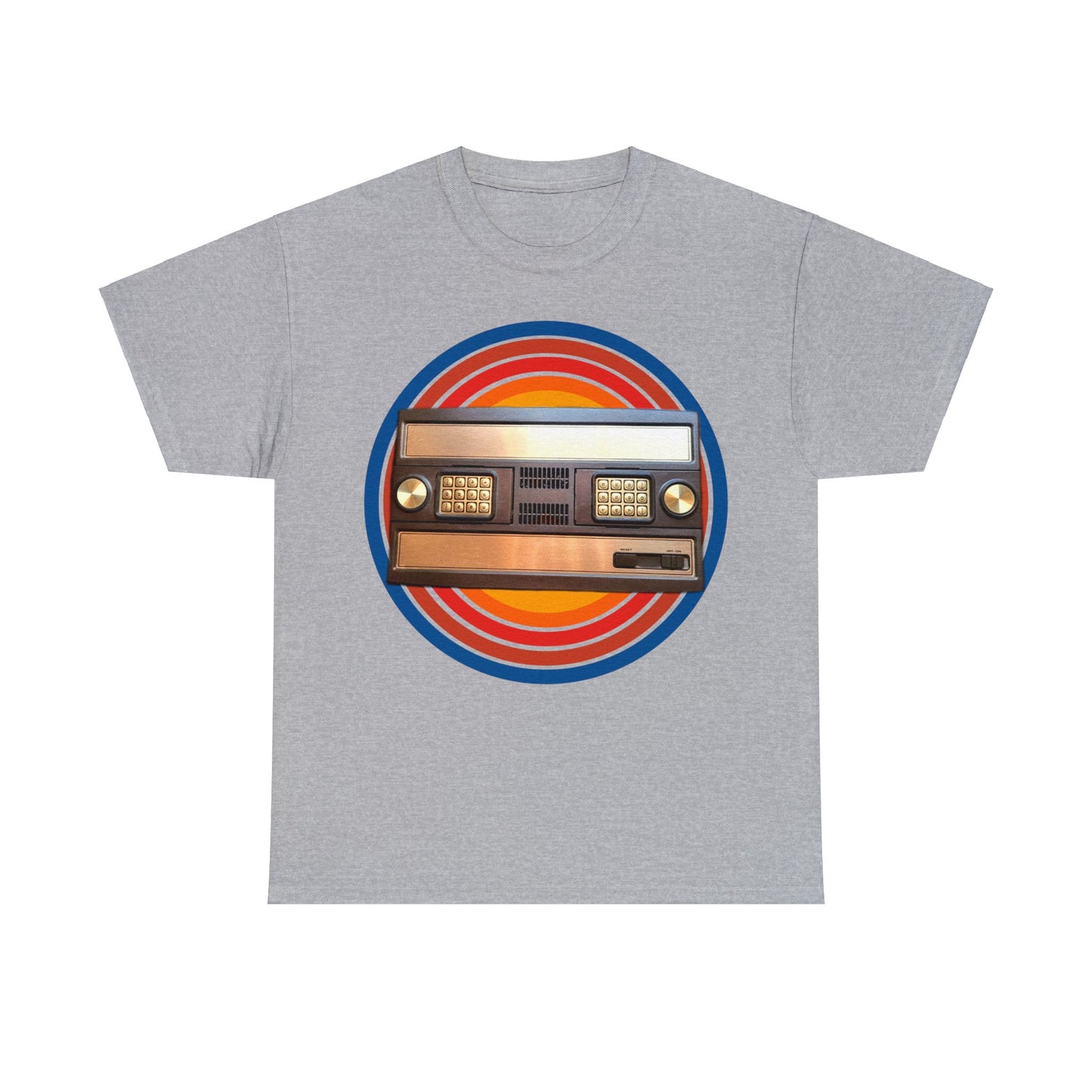 Vintage 1980's Video Game Console, Retro Home Video Game Heavy Cotton Tee