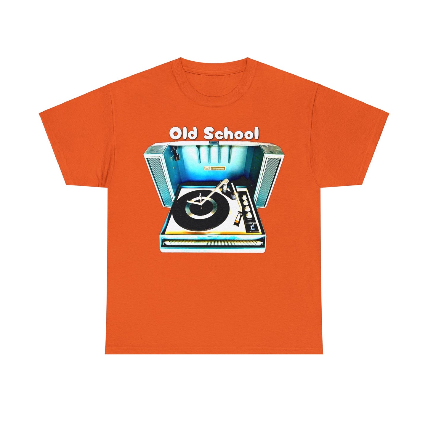 Vintage Record Player, Old School Stereo, Wildcat Portable Record Player Heavy Cotton Tee