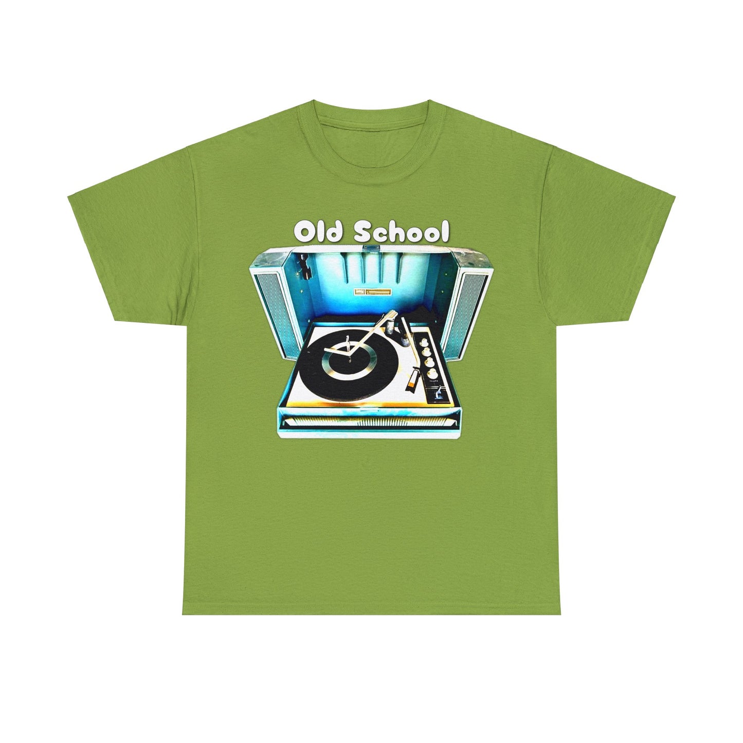 Vintage Record Player, Old School Stereo, Wildcat Portable Record Player Heavy Cotton Tee