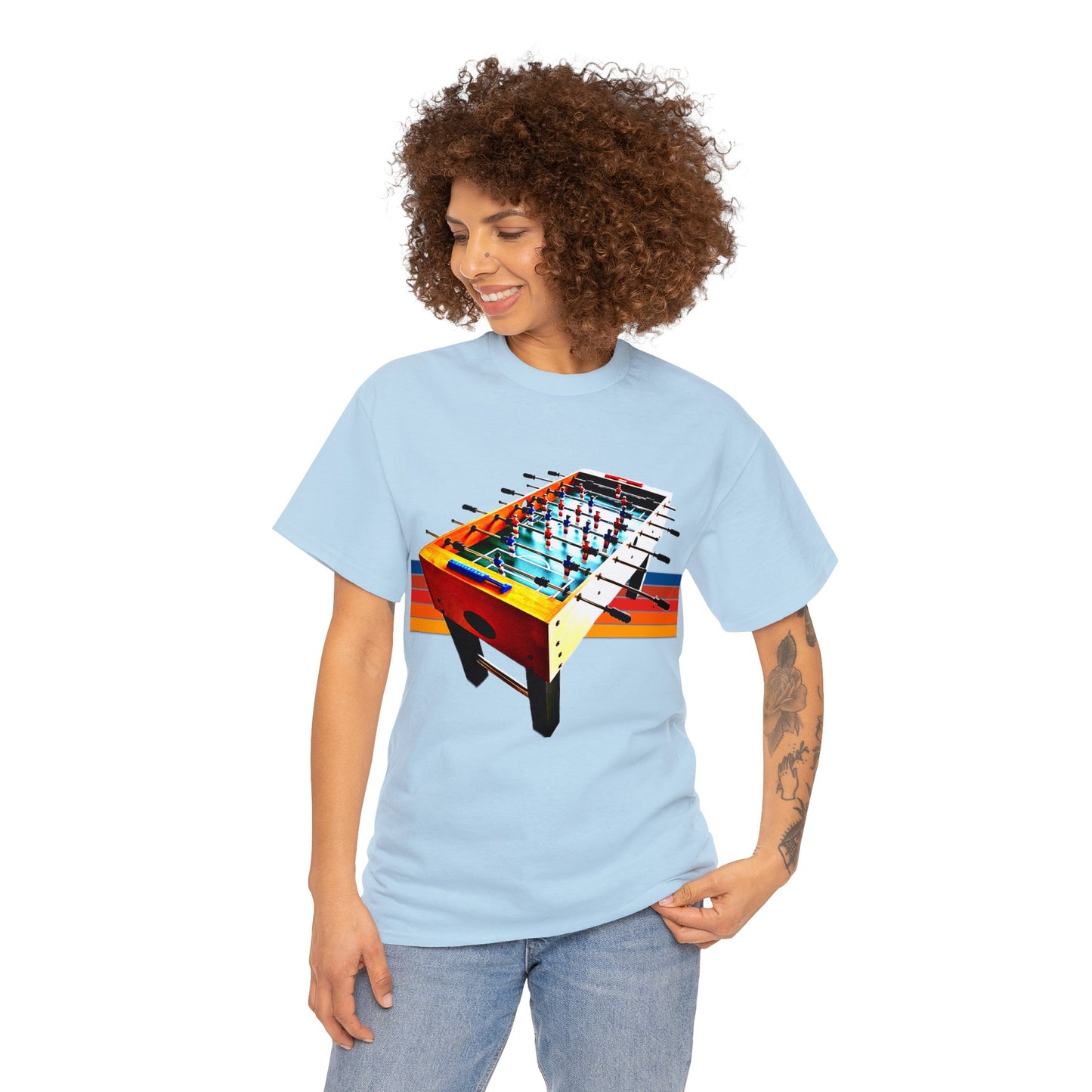 Table Soccer, Soccer Toy Game, Foos, Ball Soccer, Table Football Heavy Cotton Tee