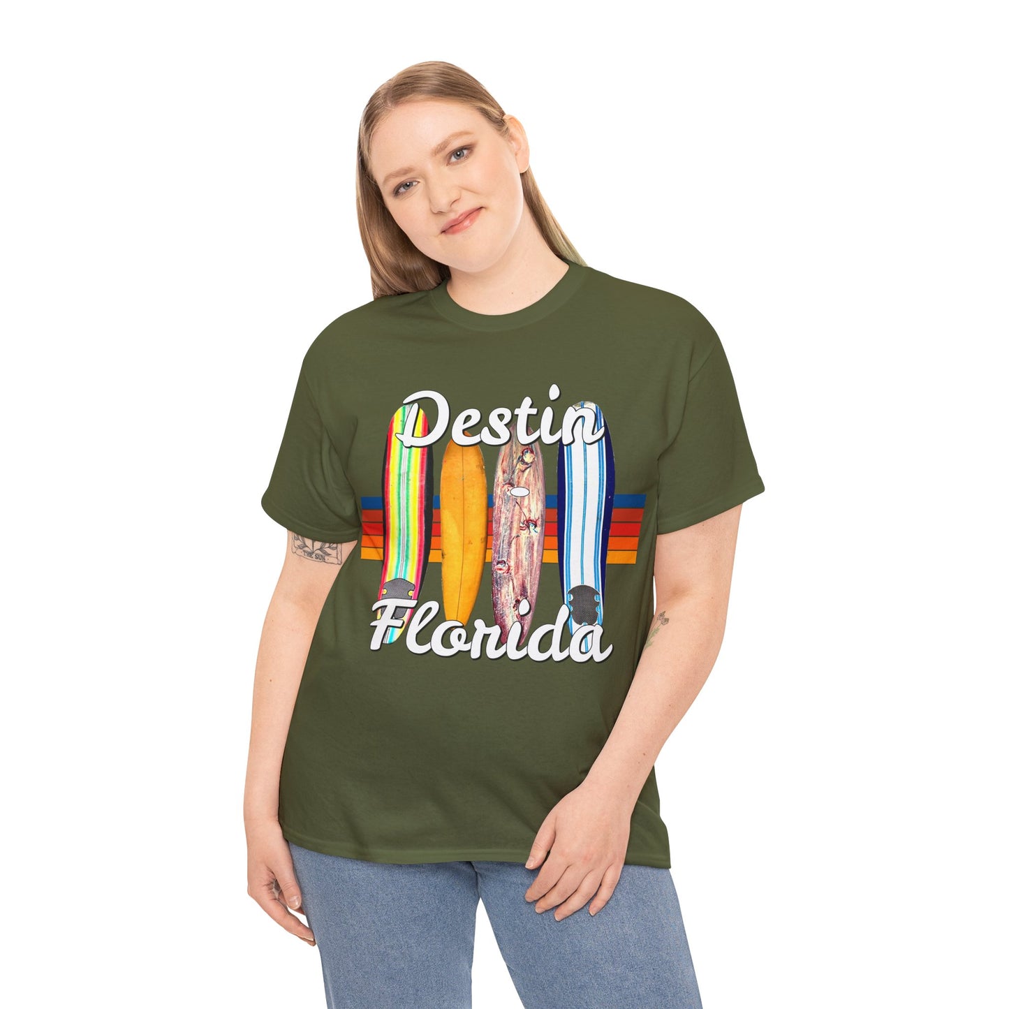 Destin Florida, Destin Beach Vacation, Vintage Destin Beach Heavy Cotton Tee