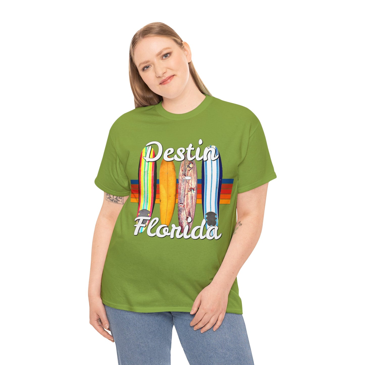 Destin Florida, Destin Beach Vacation, Vintage Destin Beach Heavy Cotton Tee