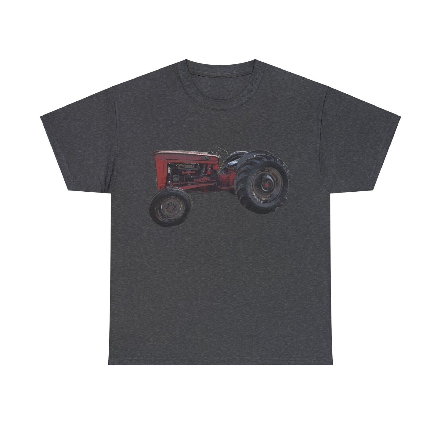 Vintage Retro Farm Tractor Heavy Cotton Tee