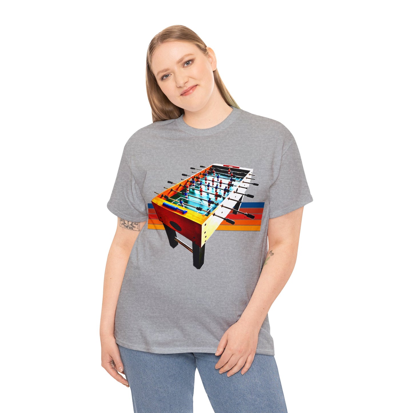 Table Soccer, Soccer Toy Game, Foos, Ball Soccer, Table Football Heavy Cotton Tee