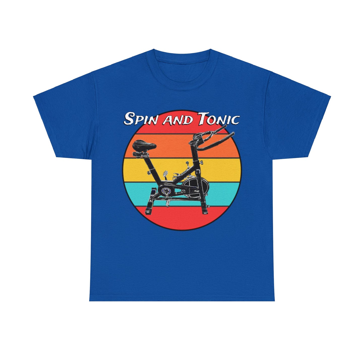 Spin Bike, Spin Class, Spinning, Stationary Bike, Indoor Cycling Heavy Cotton Tee