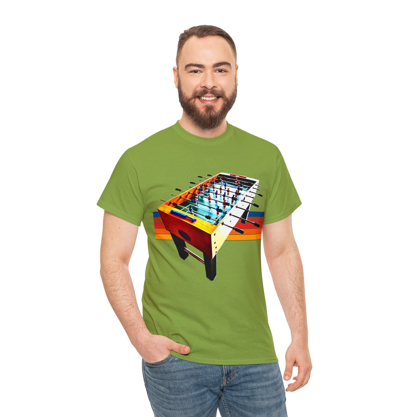 Table Soccer, Soccer Toy Game, Foos, Ball Soccer, Table Football Heavy Cotton Tee