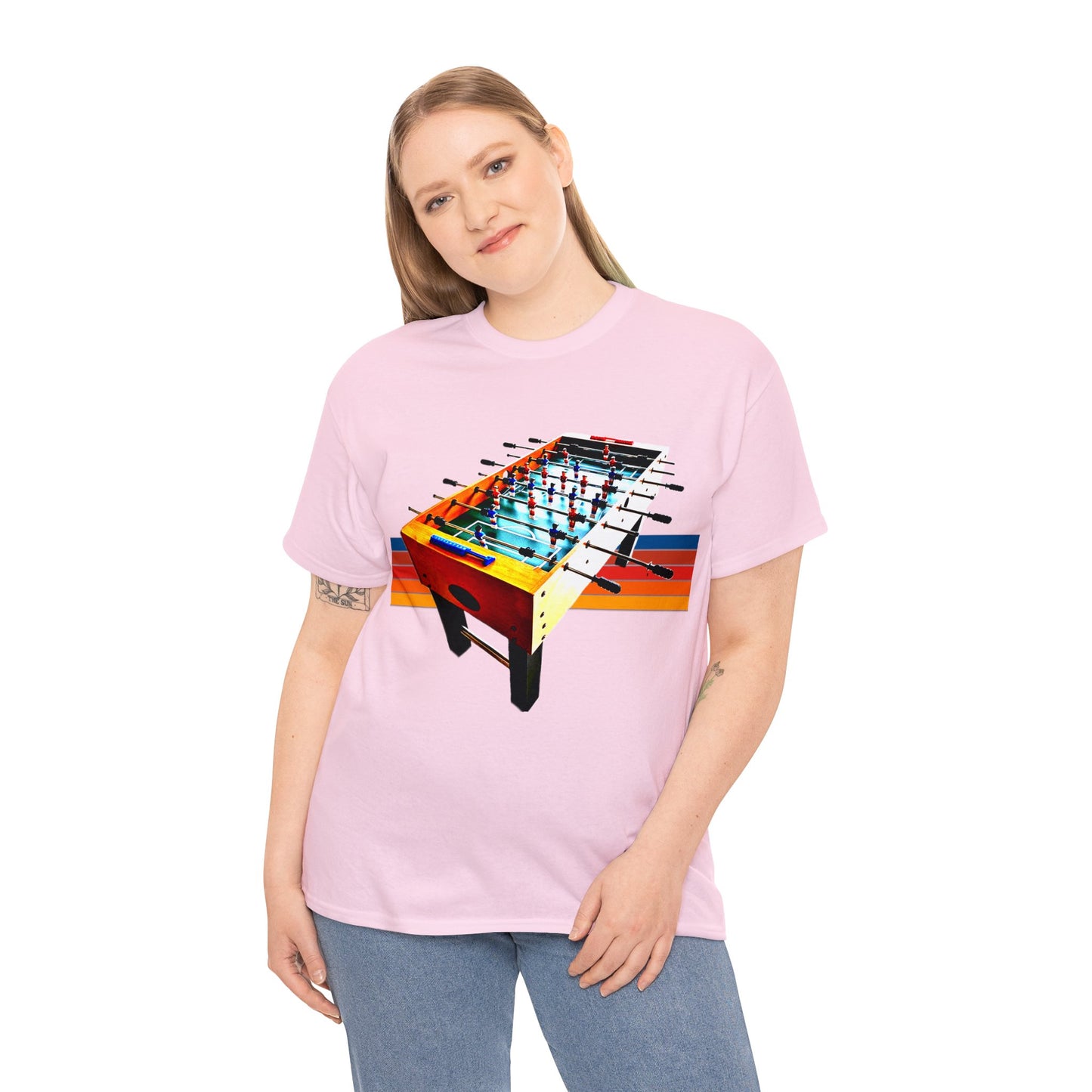 Table Soccer, Soccer Toy Game, Foos, Ball Soccer, Table Football Heavy Cotton Tee