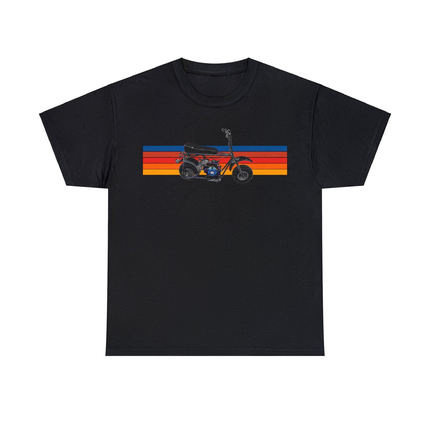 Vintage Mini Bike, Moped, Mini Motorcycle, Scooter Heavy Cotton Tee