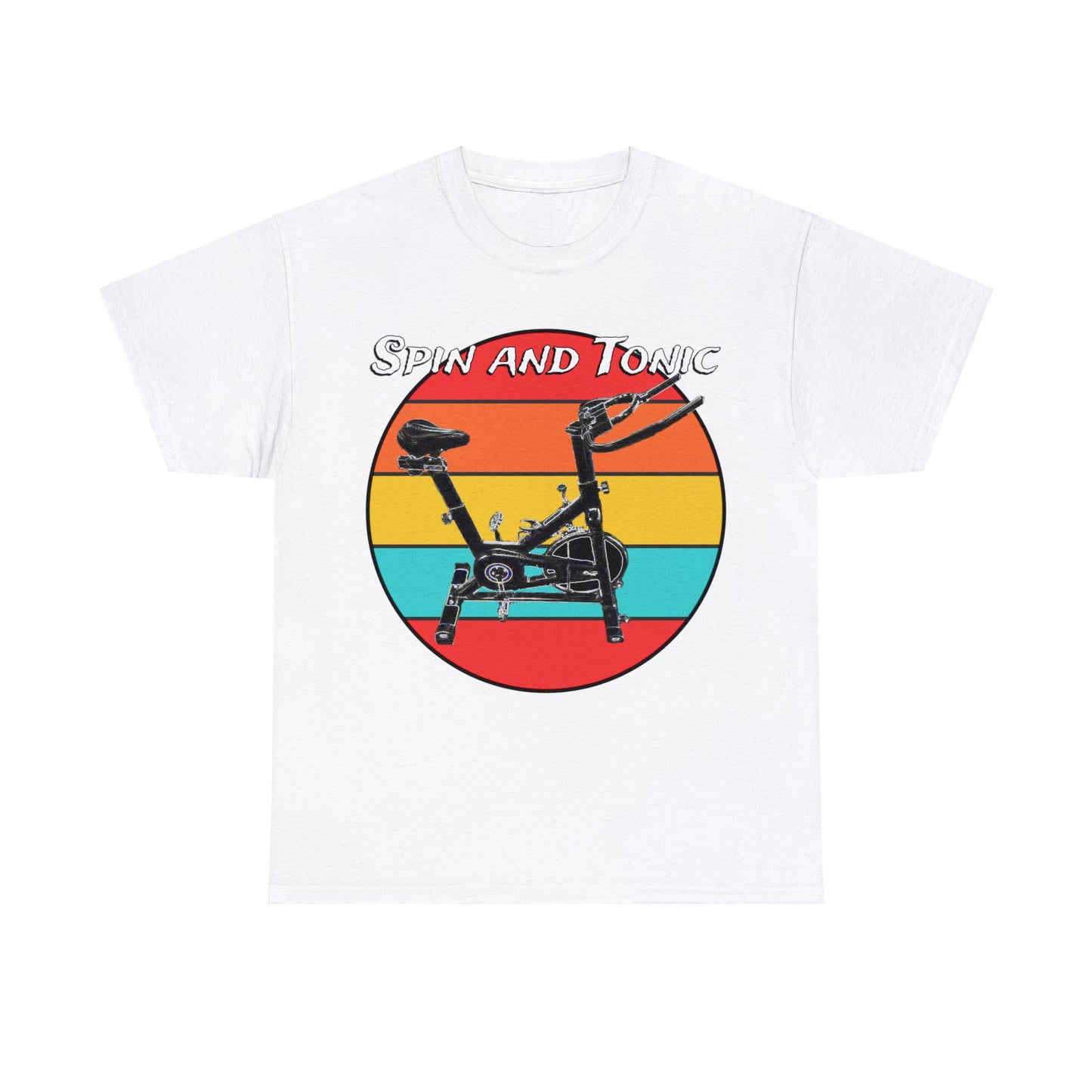 Spin Bike, Spin Class, Spinning, Stationary Bike, Indoor Cycling Heavy Cotton Tee