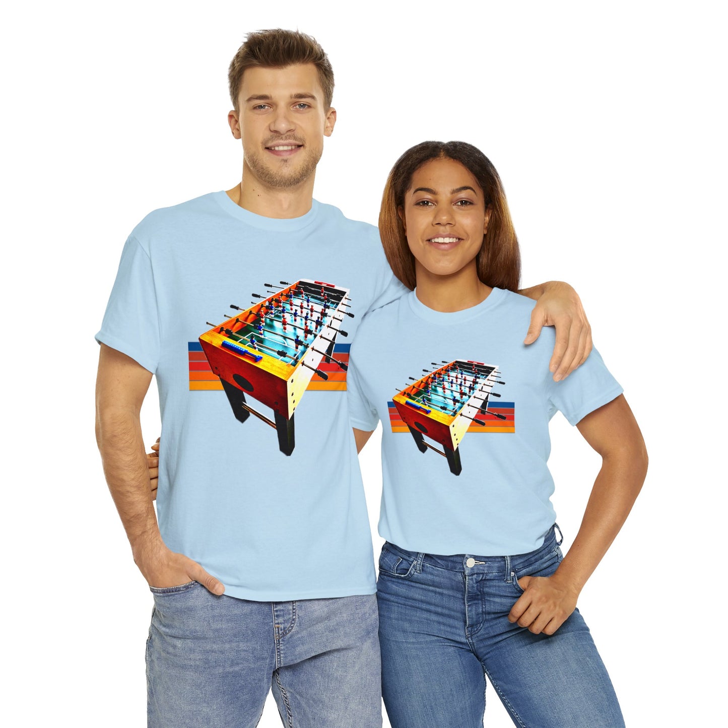 Table Soccer, Soccer Toy Game, Foos, Ball Soccer, Table Football Heavy Cotton Tee