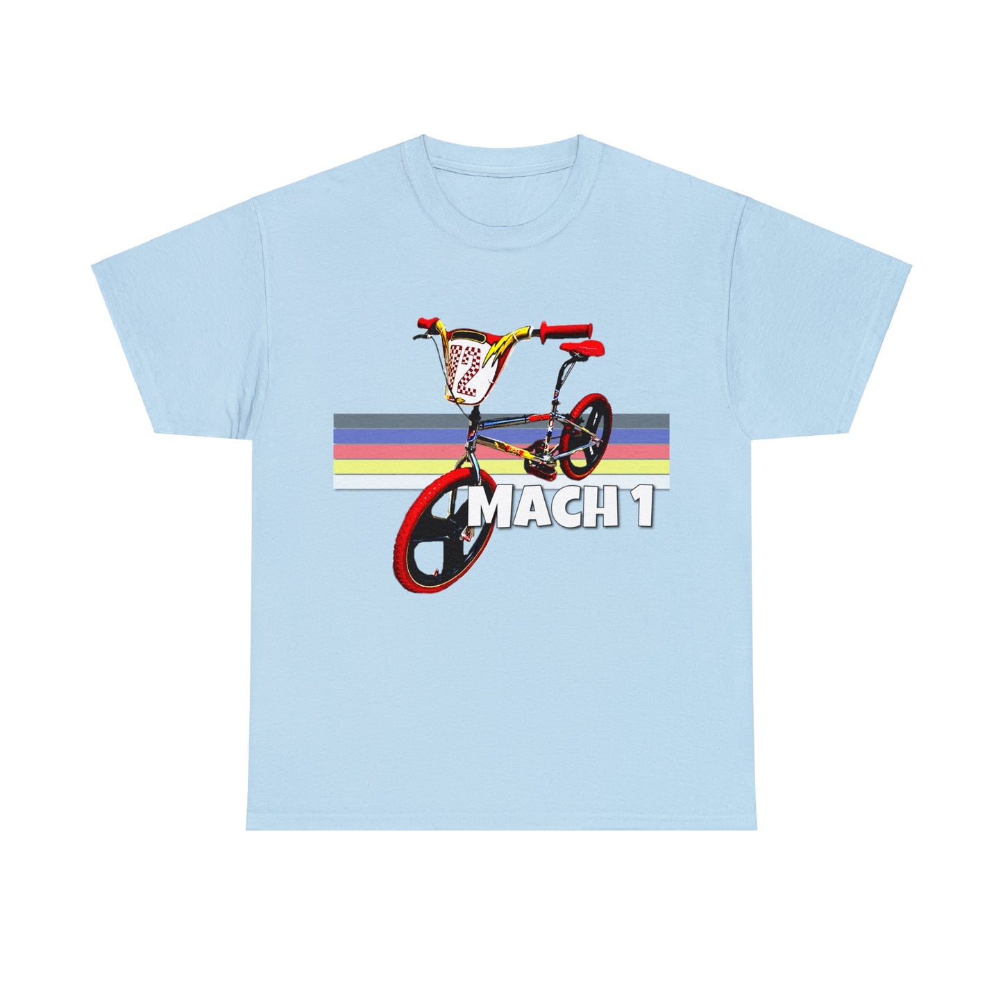 Mach 1 BMX Bike, GT, Old School BMX bicycle, vintage BMX Heavy Cotton Tee