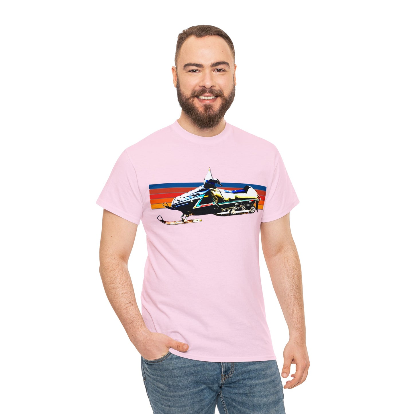 Vintage Exciter 2 Snowmobile, 1990s Snow Mobile, Snow Machine Heavy Cotton Tee