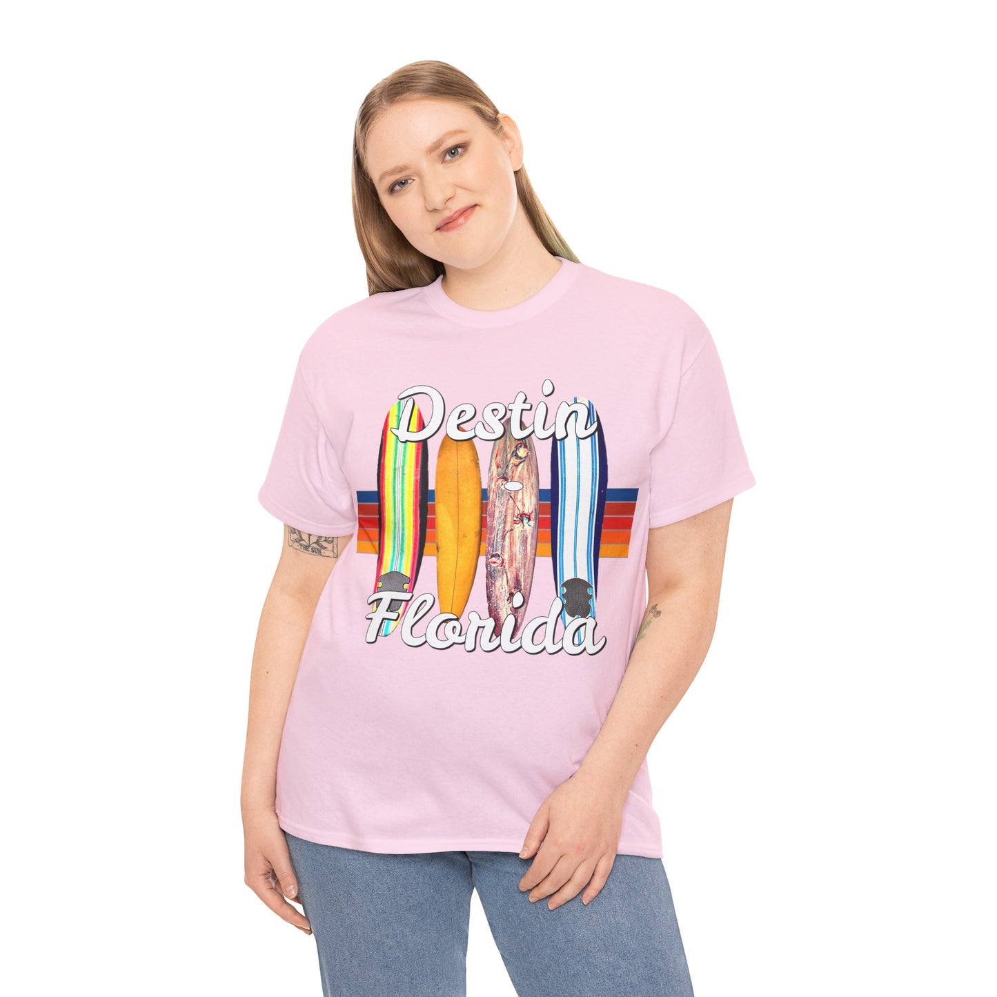 Destin Florida, Destin Beach Vacation, Vintage Destin Beach Heavy Cotton Tee