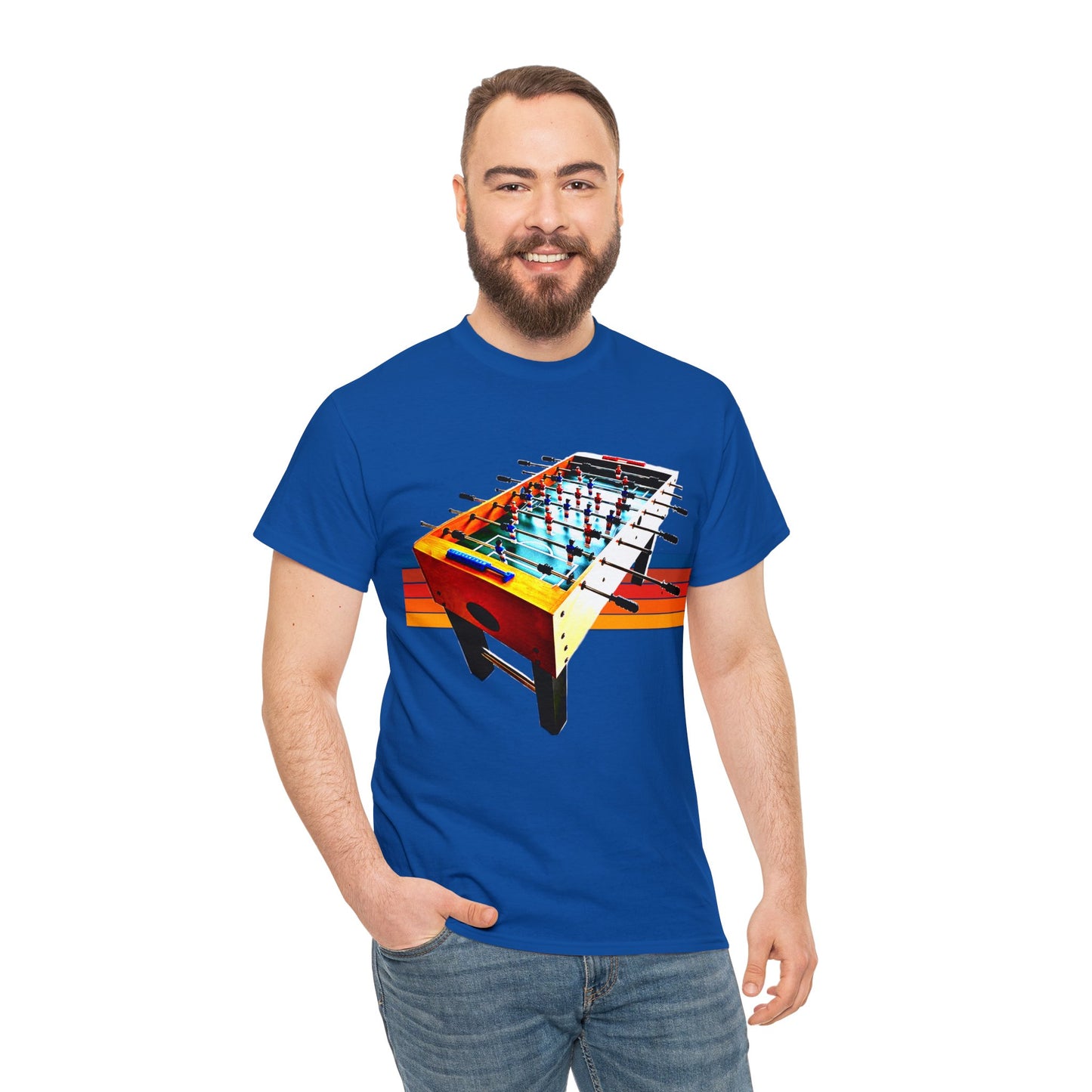Table Soccer, Soccer Toy Game, Foos, Ball Soccer, Table Football Heavy Cotton Tee