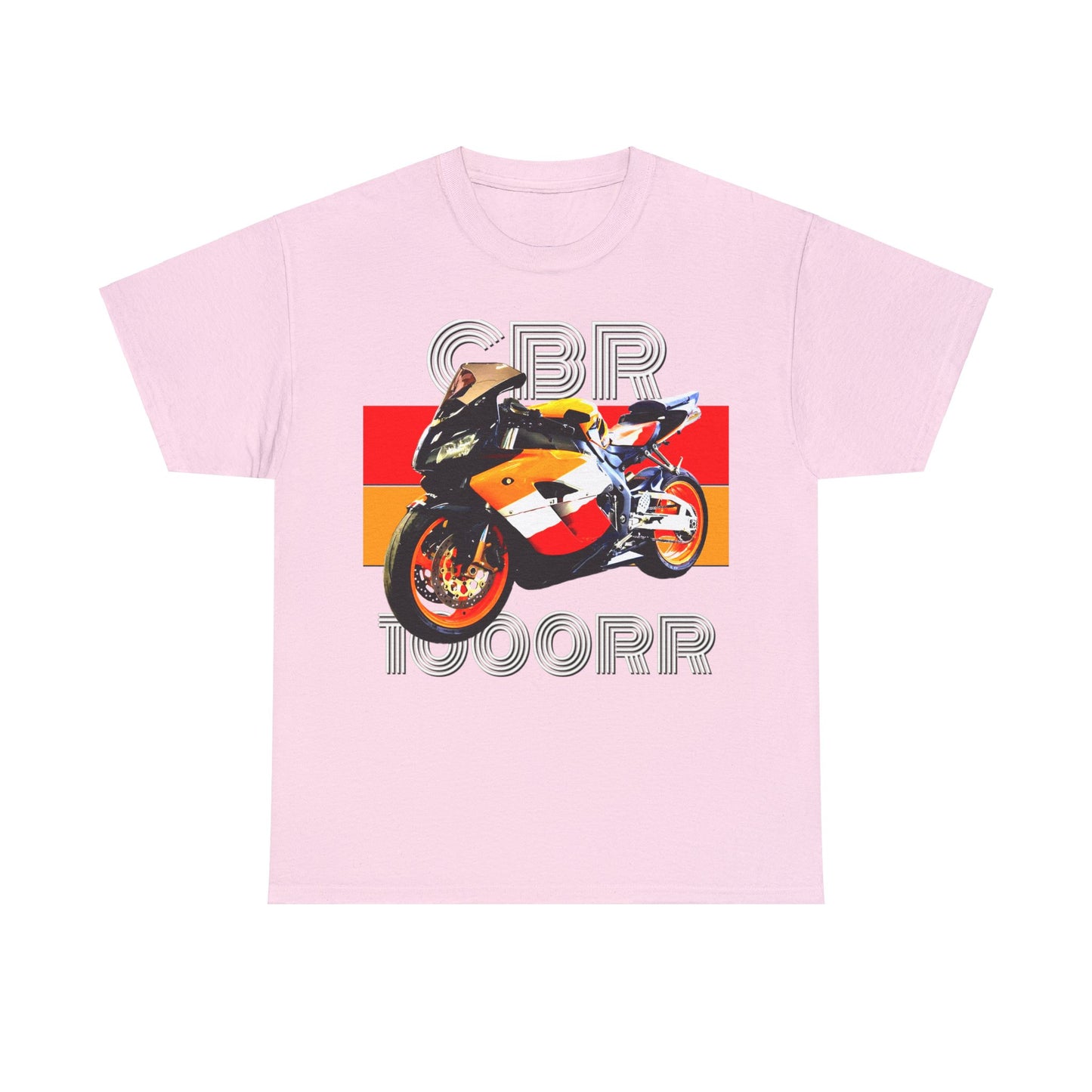 CBR 1000RR Motorcycle, Vintage Street Bike, Street Motorcycle, Sport Bike Heavy Cotton Tee