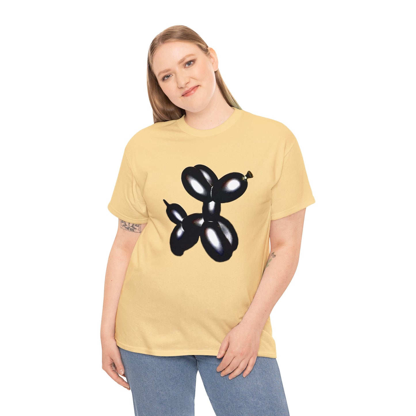 Balloon Animal Dog, Fun Balloon Dog, Circus Balloons Heavy Cotton Tee