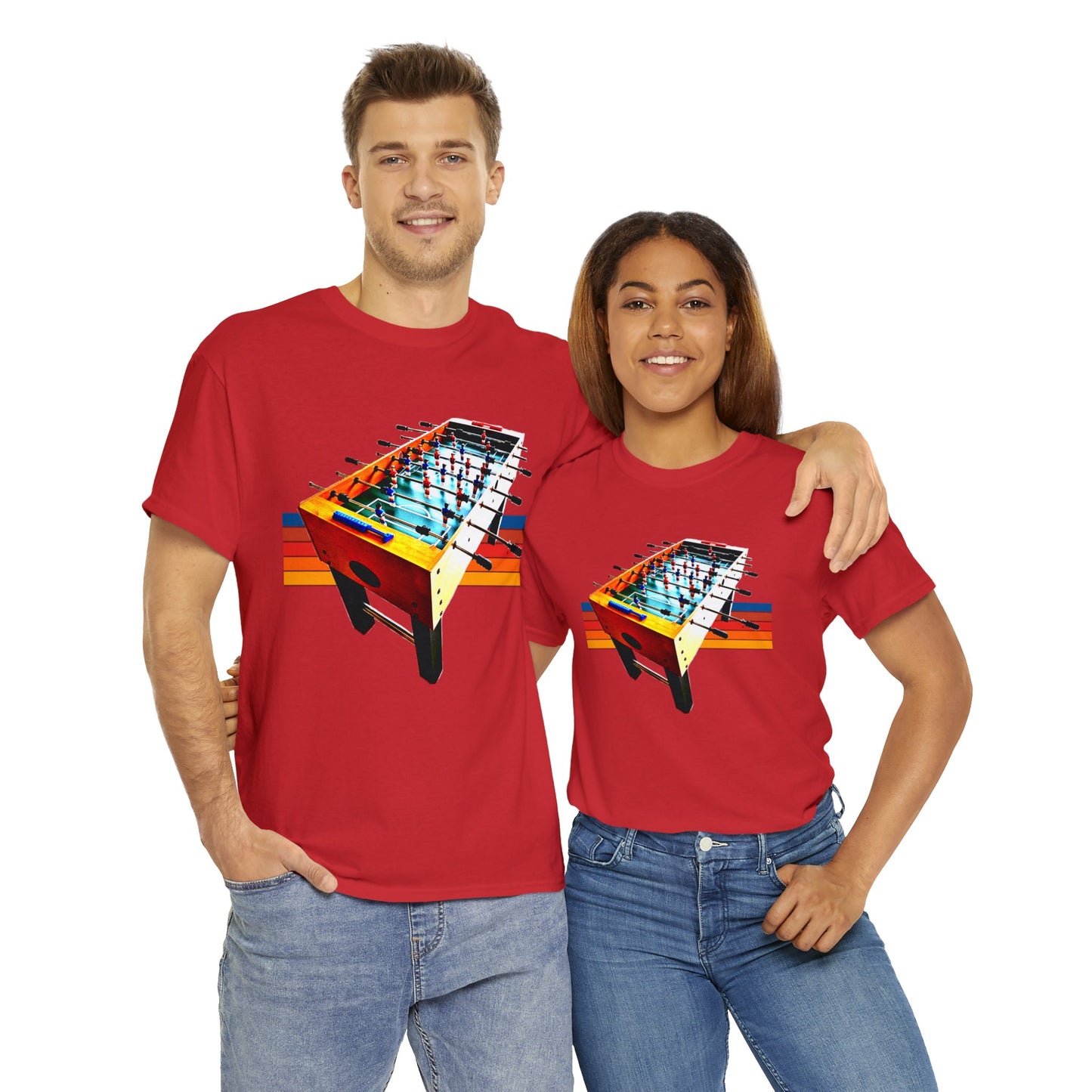 Table Soccer, Soccer Toy Game, Foos, Ball Soccer, Table Football Heavy Cotton Tee