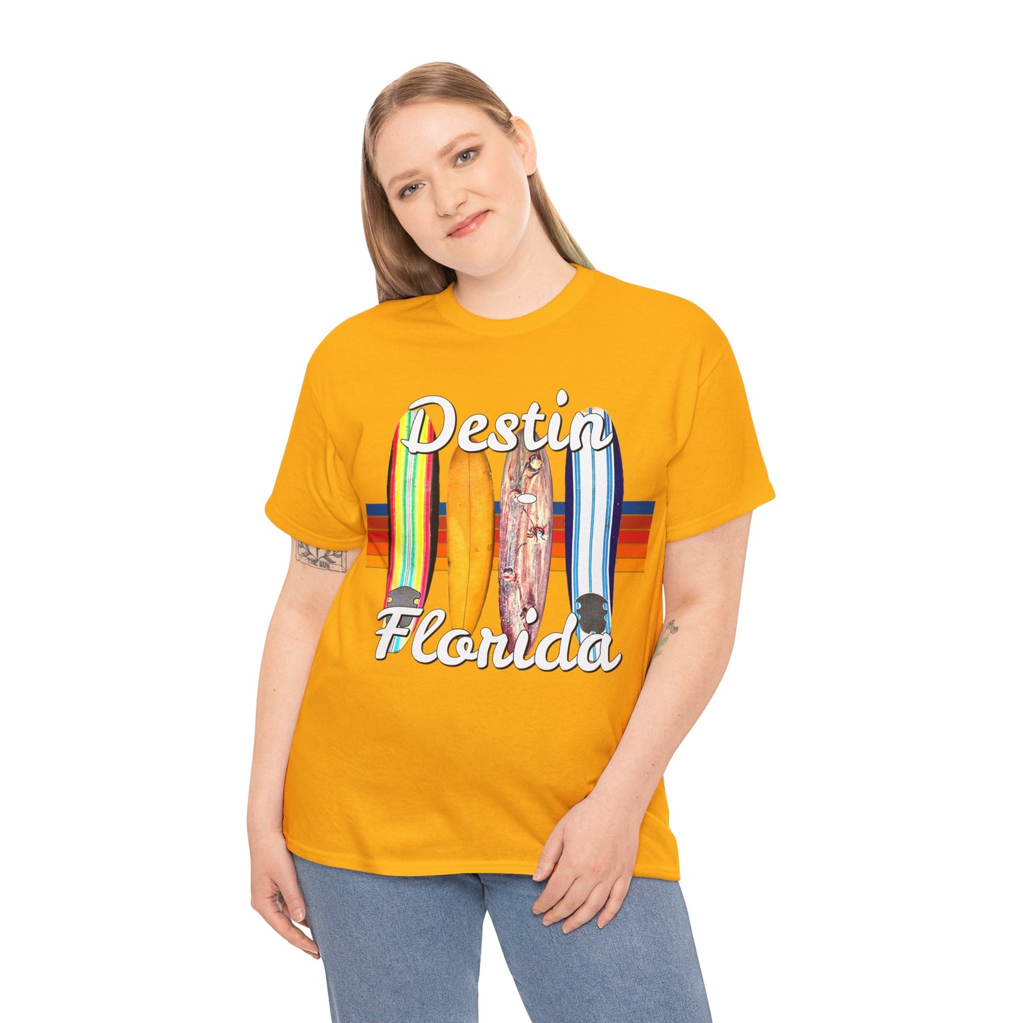 Destin Florida, Destin Beach Vacation, Vintage Destin Beach Heavy Cotton Tee