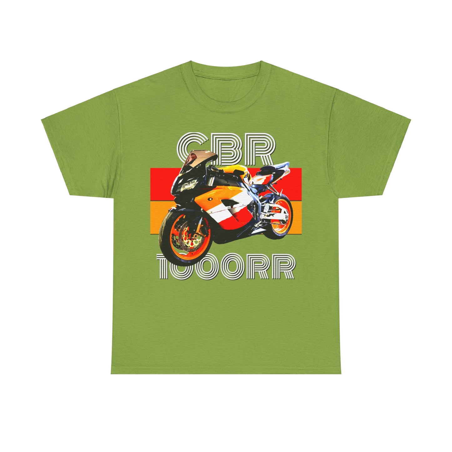 CBR 1000RR Motorcycle, Vintage Street Bike, Street Motorcycle, Sport Bike Heavy Cotton Tee