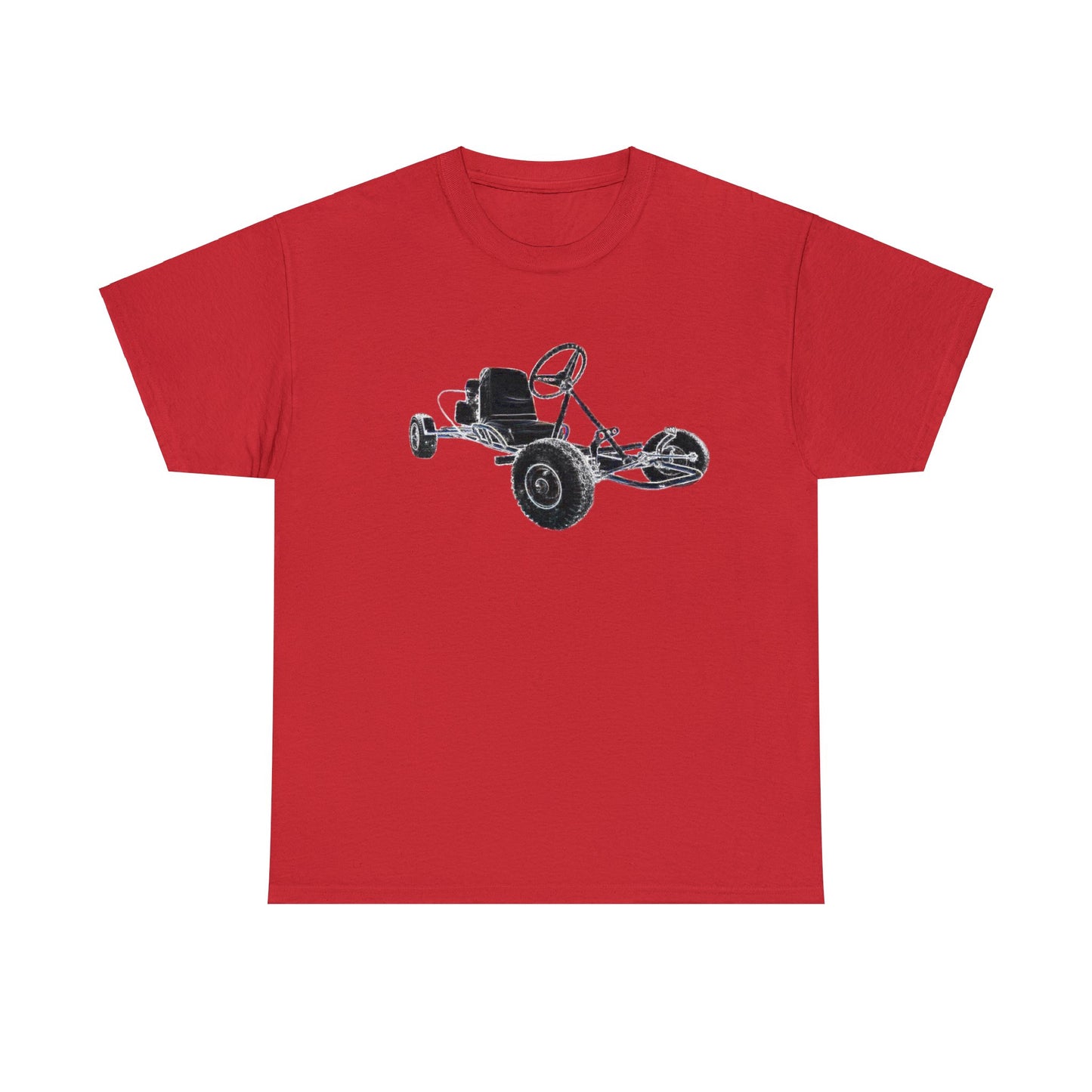 Vintage Go Cart, Manco Go Kart, Retro Carting, Karting Heavy Cotton Tee