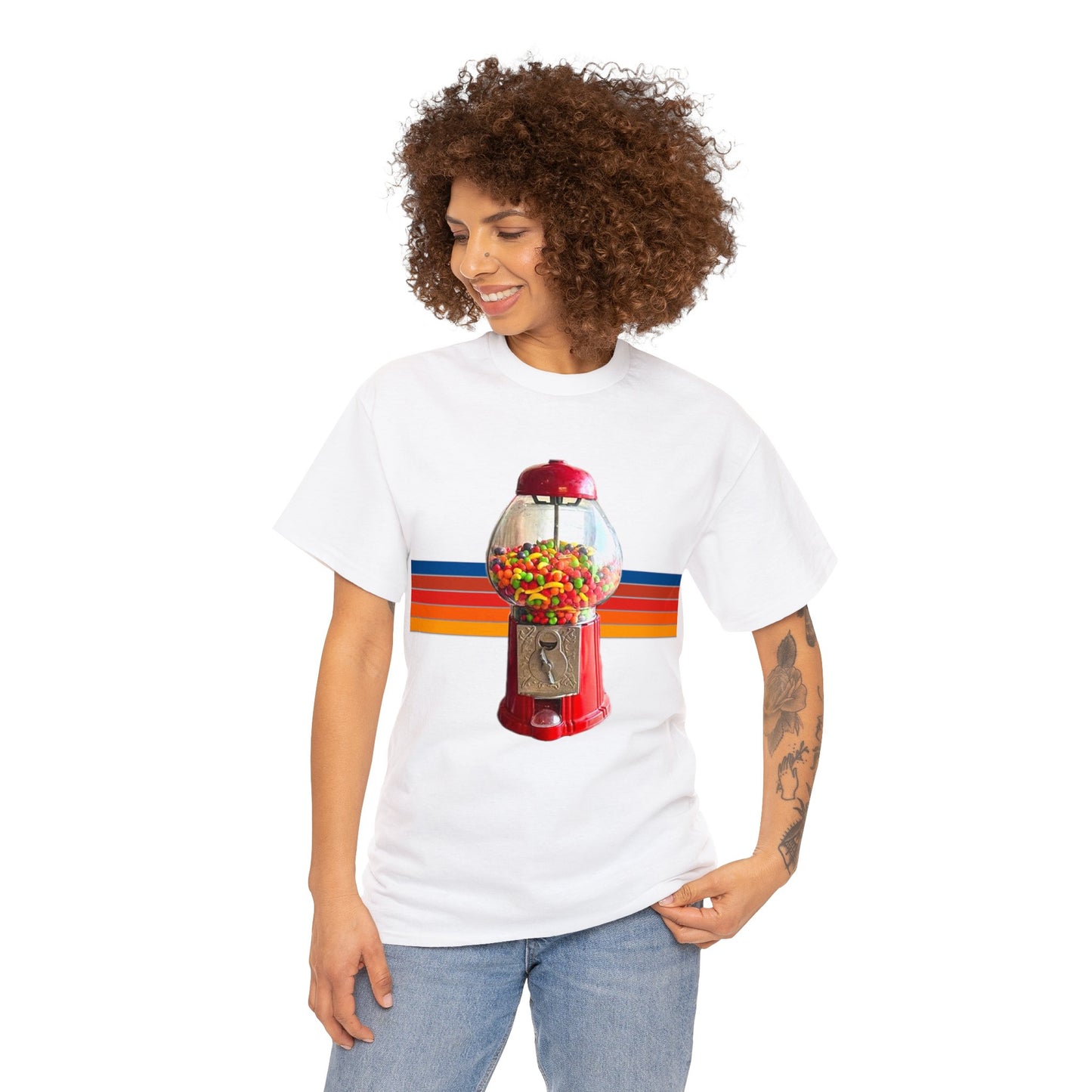 Candy Vending Machines, Gumball Machines, Coin Op Toy Dispenser Heavy Cotton Tee