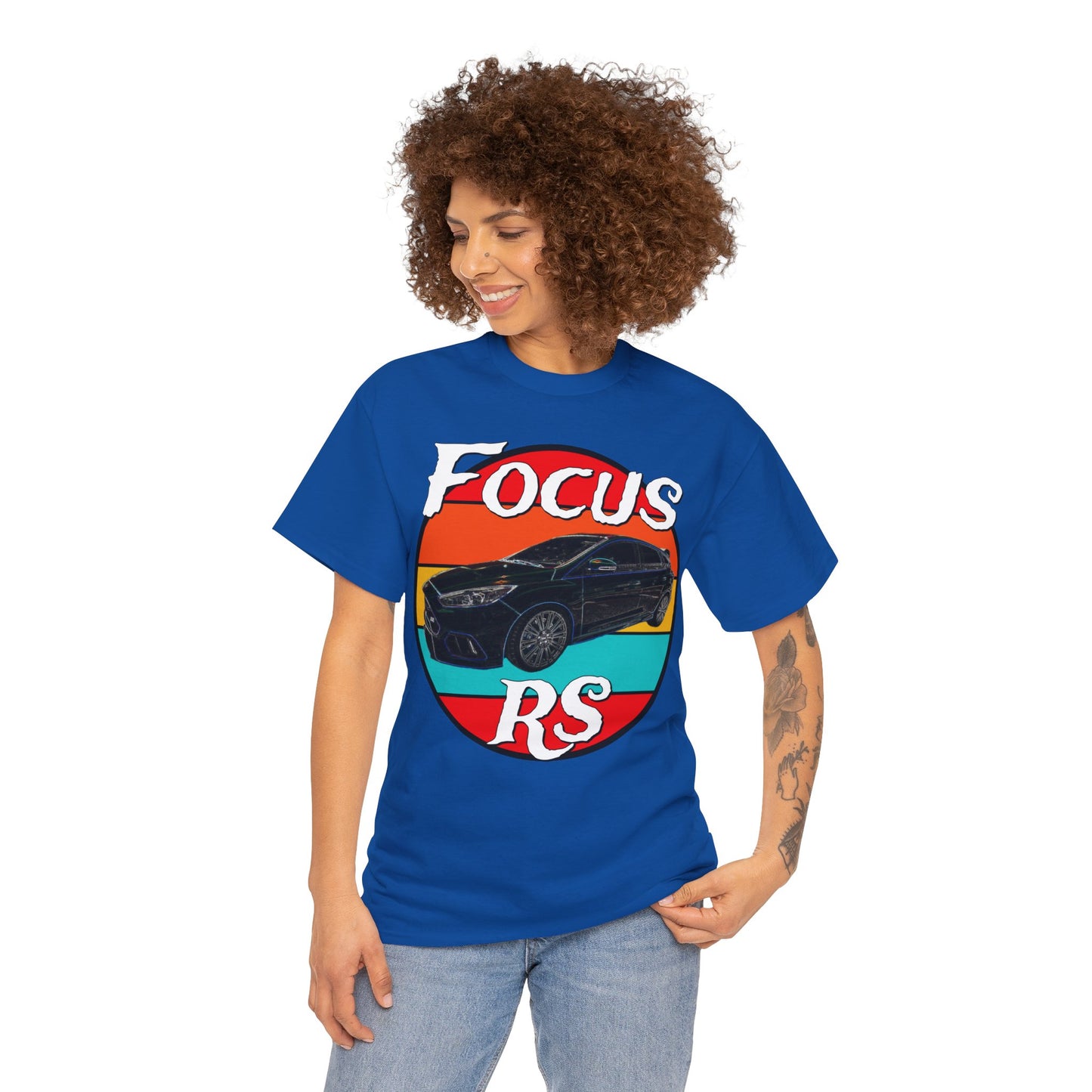 Focus RS Hot Hatch Turbo Charged Hatchback Sports Car Heavy Cotton Tee