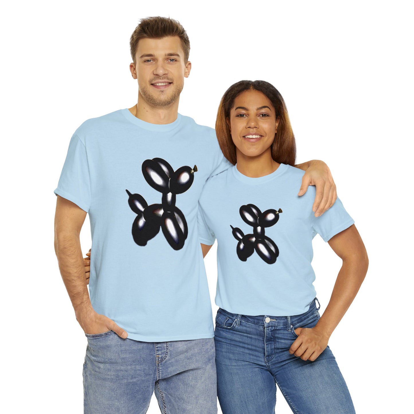 Balloon Animal Dog, Fun Balloon Dog, Circus Balloons Heavy Cotton Tee