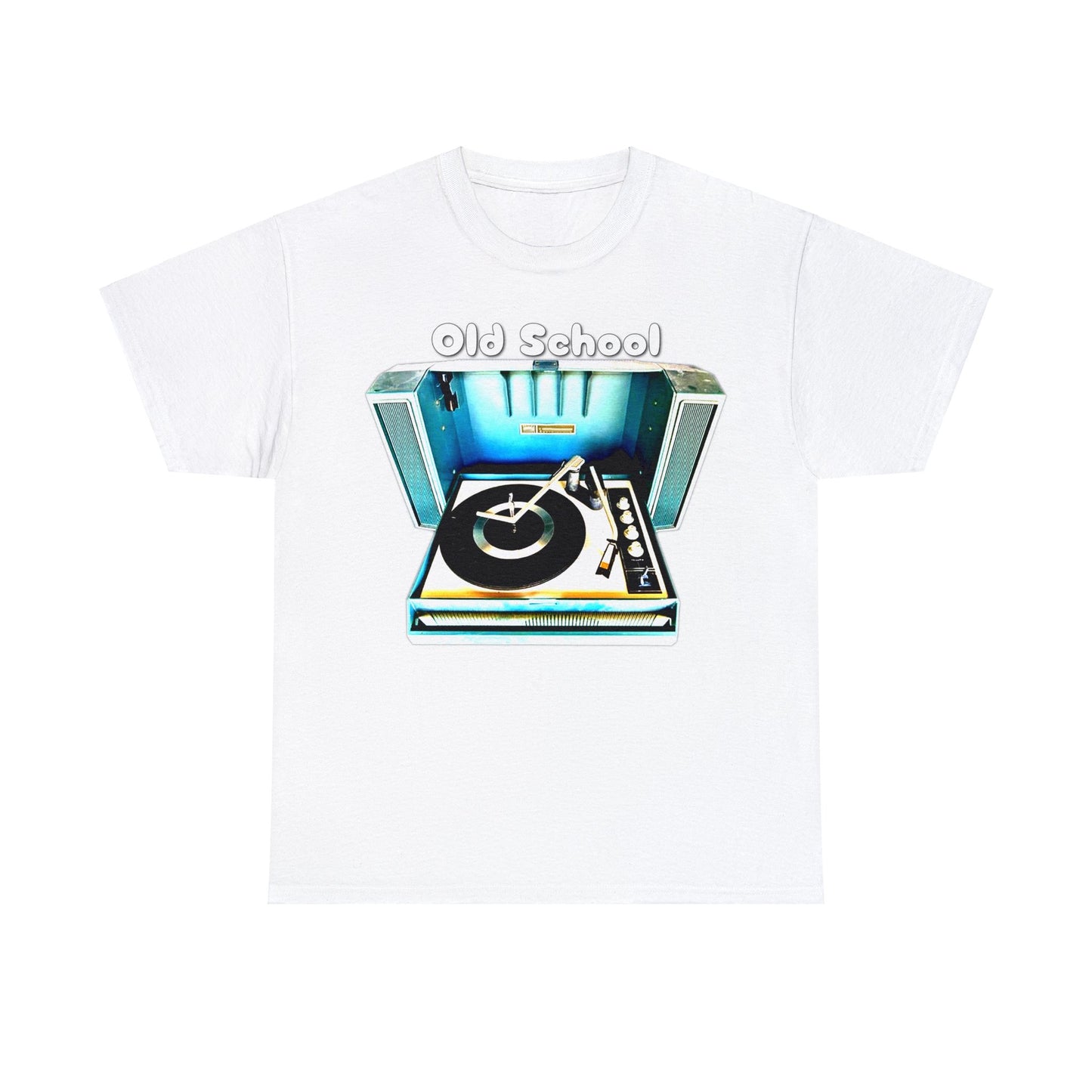 Vintage Record Player, Old School Stereo, Wildcat Portable Record Player Heavy Cotton Tee