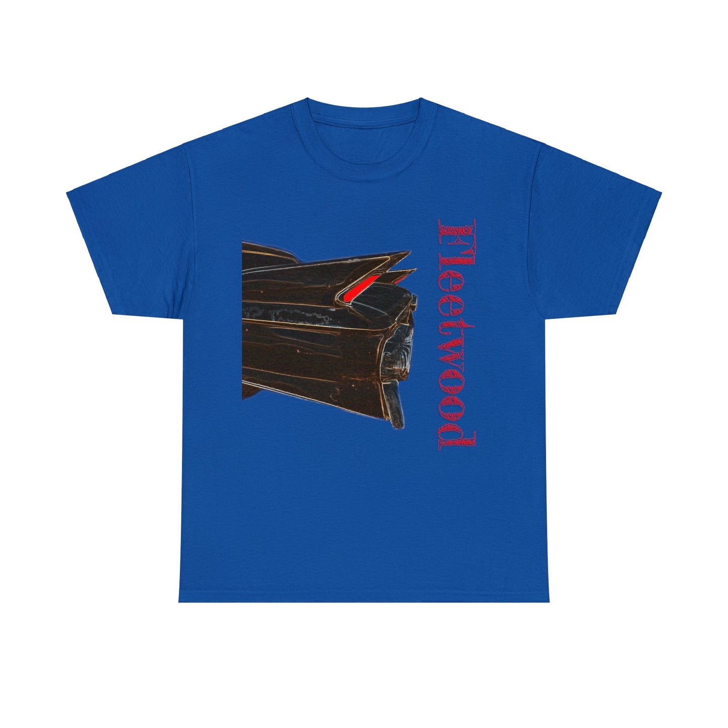 Caddy Fleetwood 1961 Vintage Tail Fins, Vintage American Car Heavy Cotton Tee