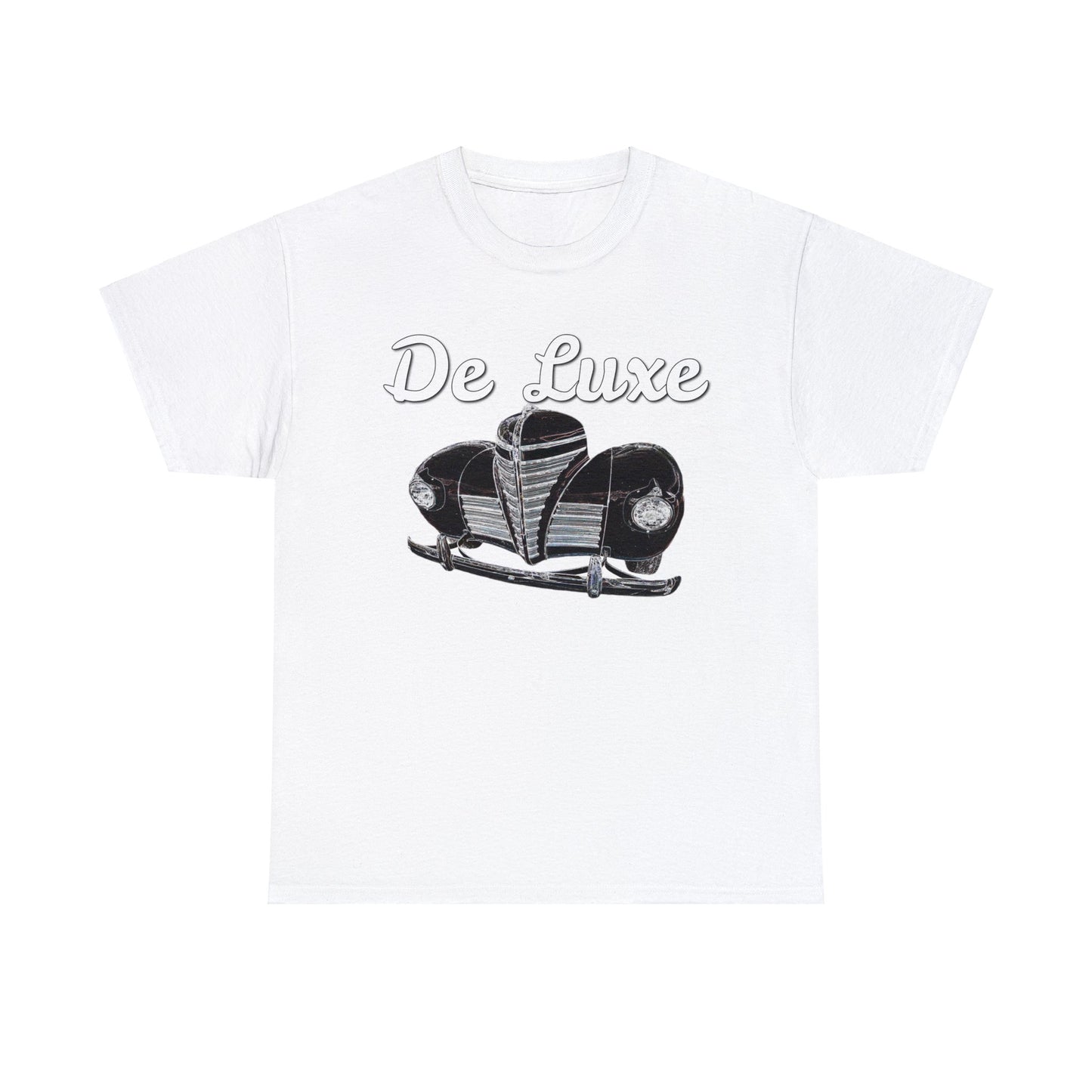 Plymouth Deluxe Business Coupe, Vintage Car, Retro American Automobile Heavy Cotton Tee