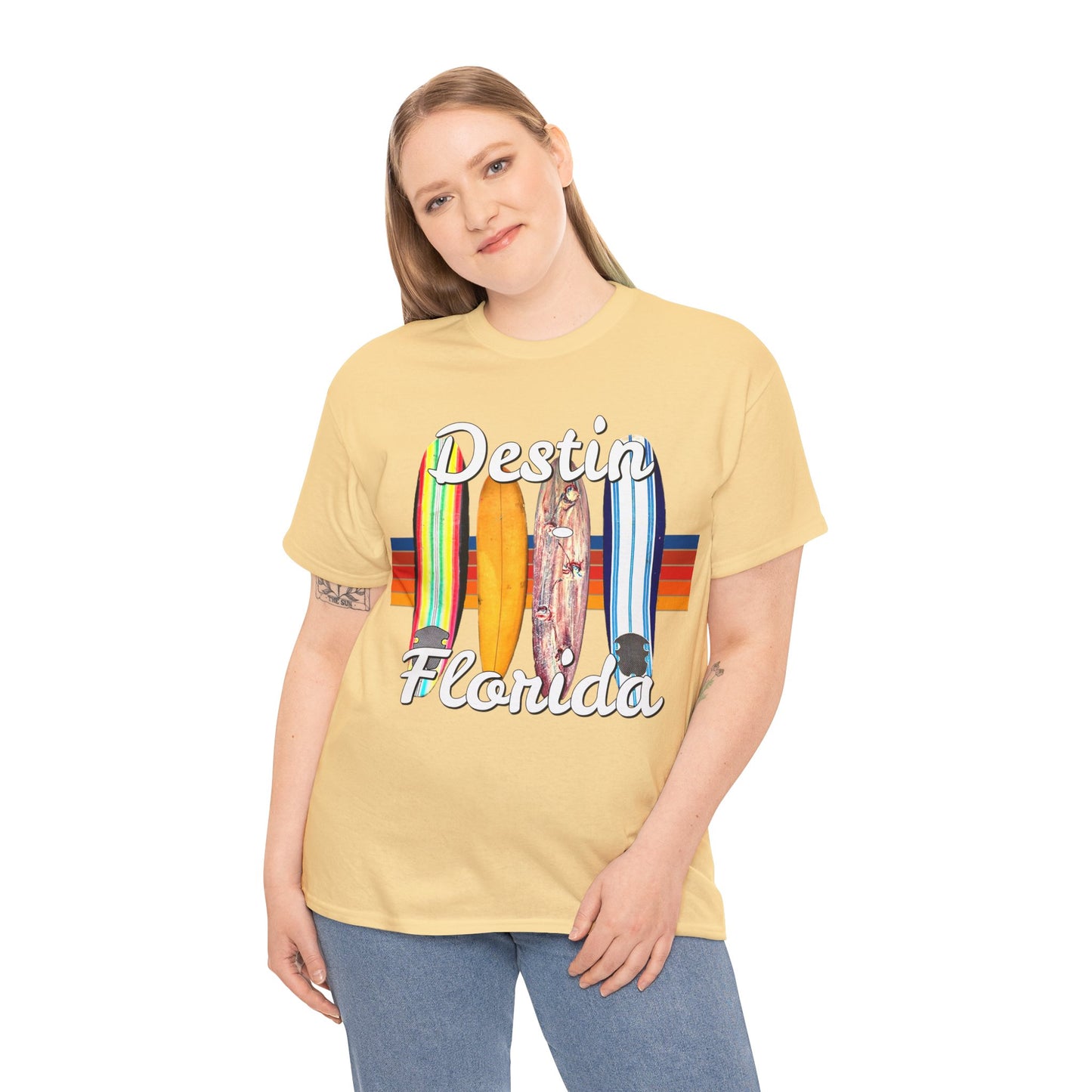 Destin Florida, Destin Beach Vacation, Vintage Destin Beach Heavy Cotton Tee