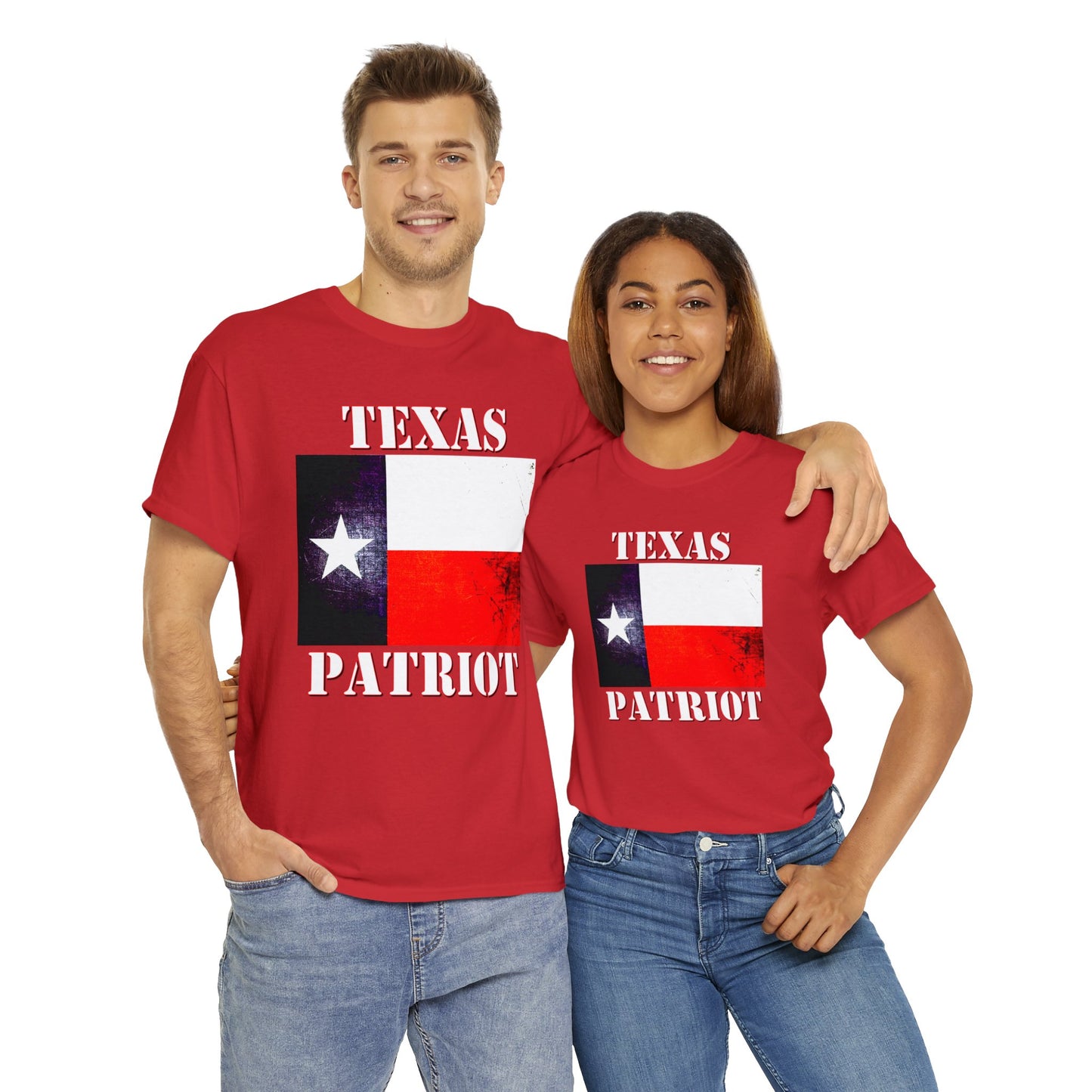 Texas Patriot Texas Pride Texan Heavy Cotton Tee