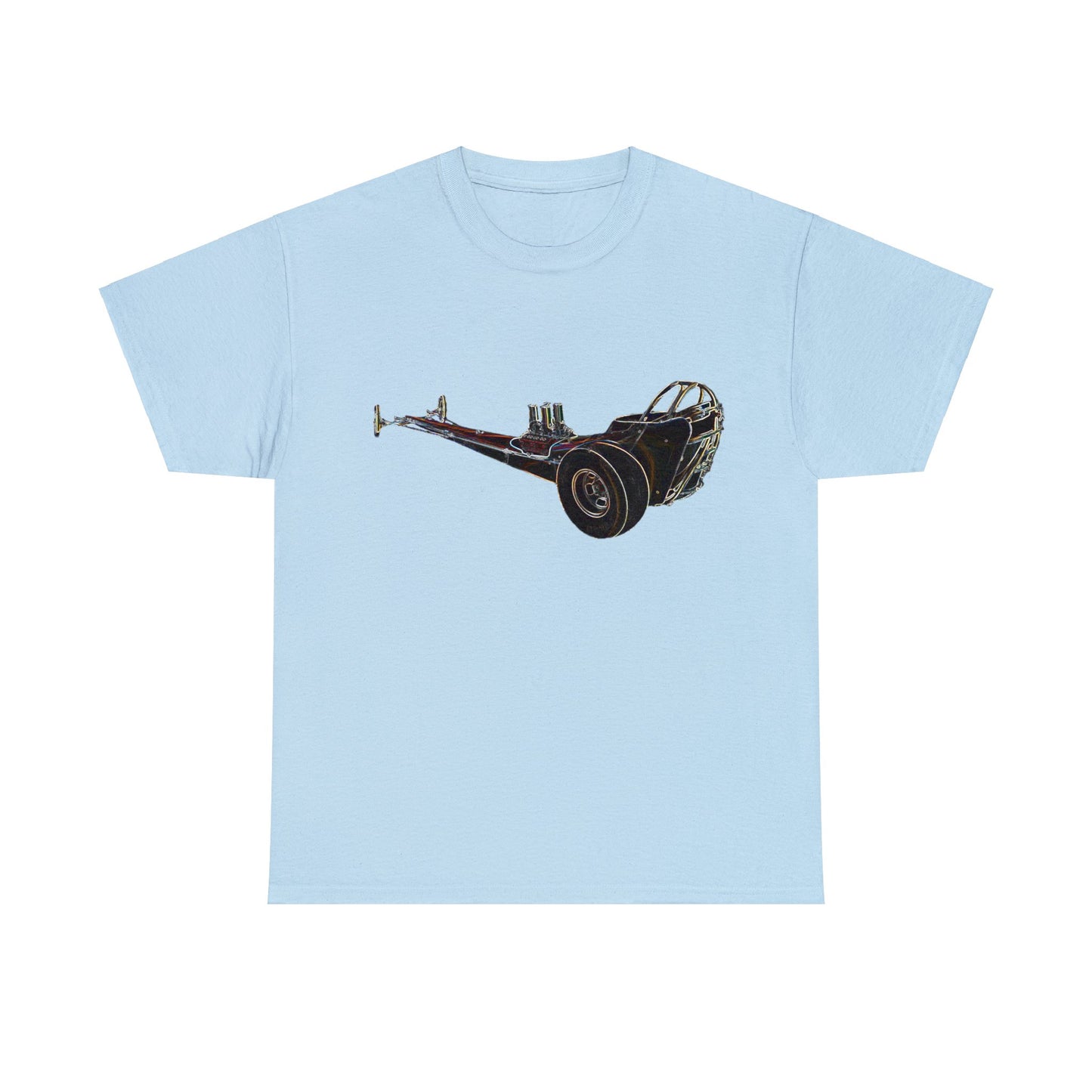 Vintage Drag, Retro Drag, Dragster, Vintage Dragster, Race Car Heavy Cotton Tee