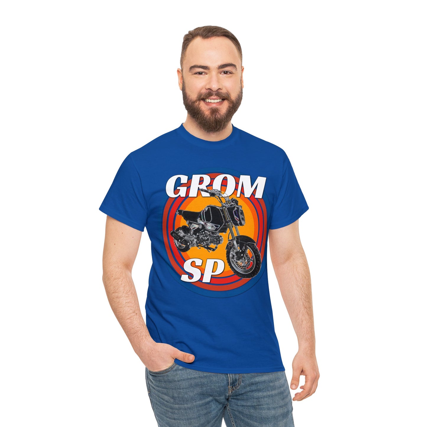Grom SP Motorcycle Minibike Motocross Motor Bike Heavy Cotton Tee