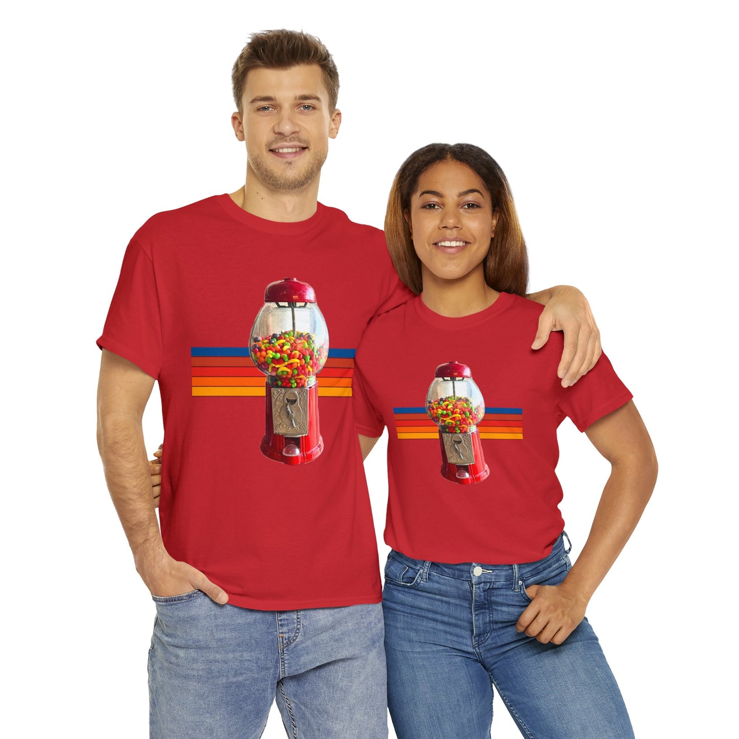 Candy Vending Machines, Gumball Machines, Coin Op Toy Dispenser Heavy Cotton Tee
