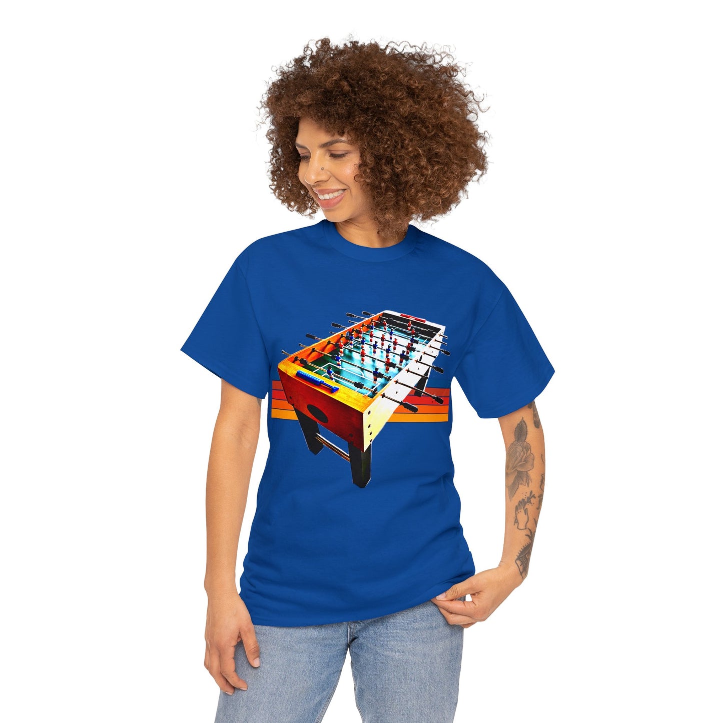 Table Soccer, Soccer Toy Game, Foos, Ball Soccer, Table Football Heavy Cotton Tee