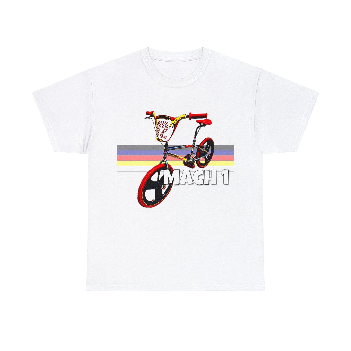Mach 1 BMX Bike, GT, Old School BMX bicycle, vintage BMX Heavy Cotton Tee