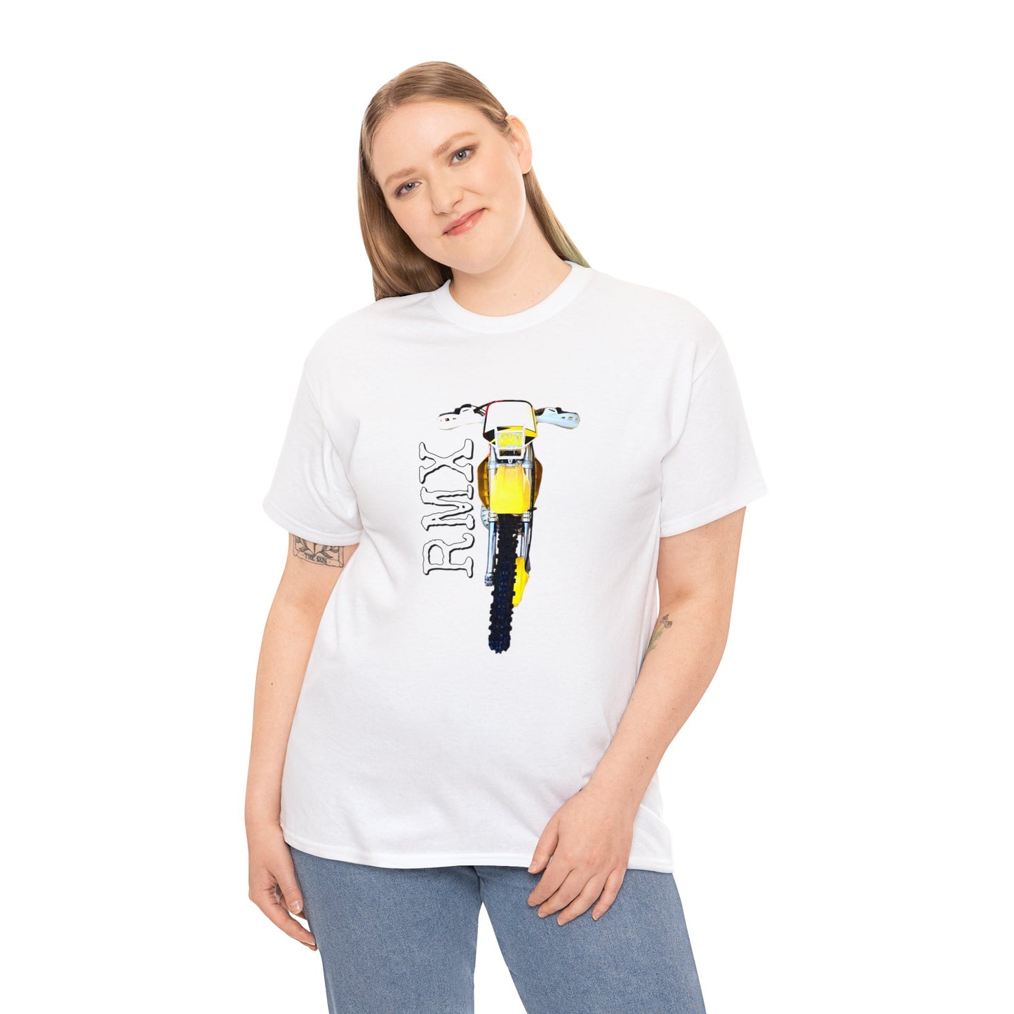 RMX Motocross Motorcycle, Dirt Bike, Off Road Heavy Cotton Tee