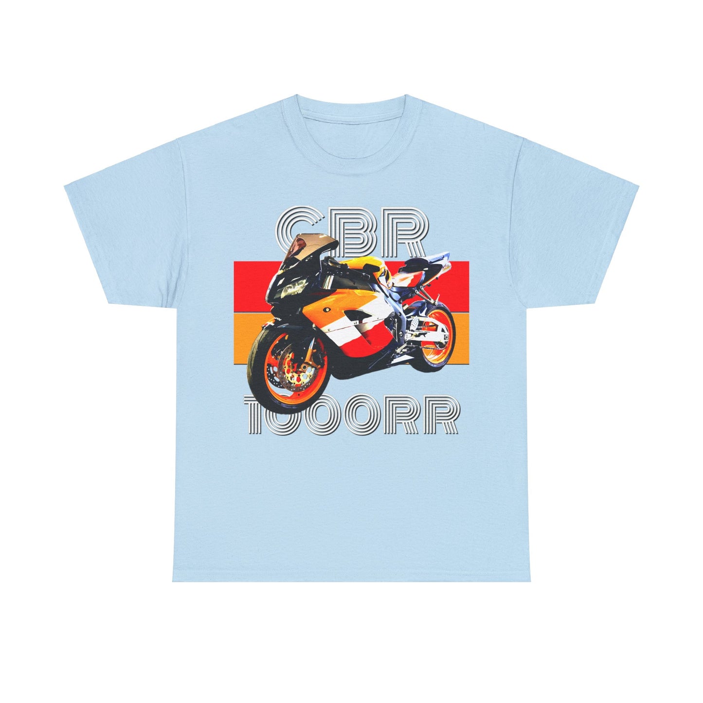 CBR 1000RR Motorcycle, Vintage Street Bike, Street Motorcycle, Sport Bike Heavy Cotton Tee